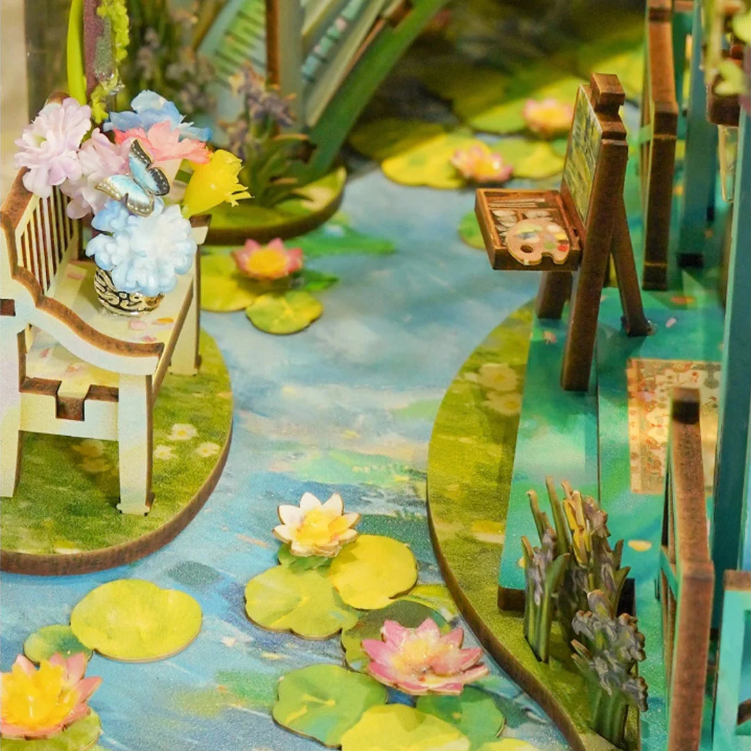 MINI-décor de bibliothèque - GIVERNY GARDEN