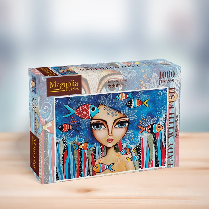Puzzle - LADY WITH FISH