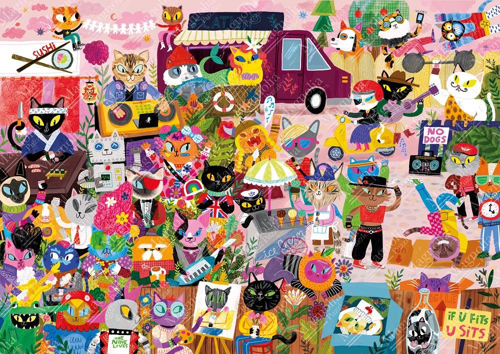 Puzzle - CAT CROWD