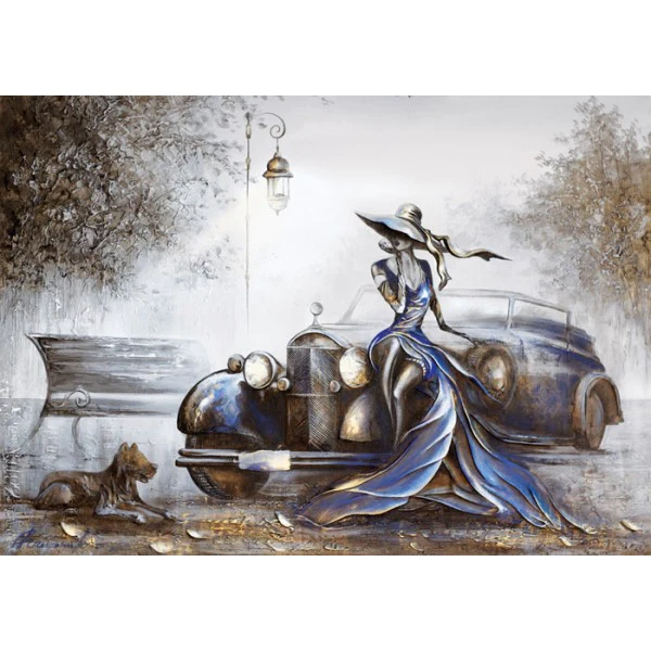 Puzzle - LADY IN BLUE