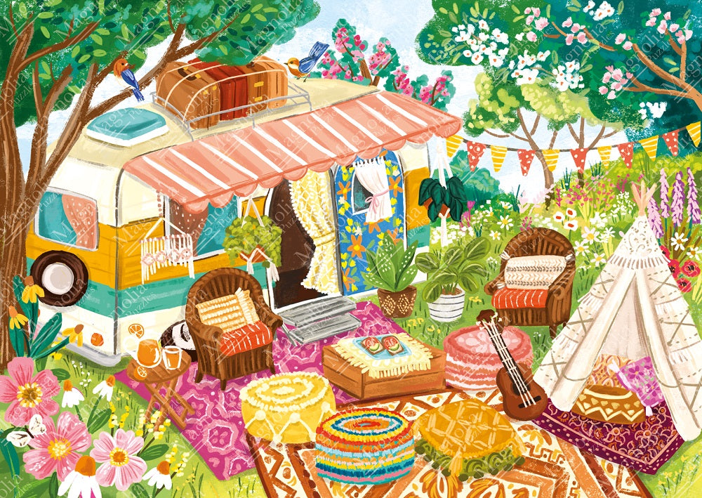 Micro puzzle - BOHO CAMPER