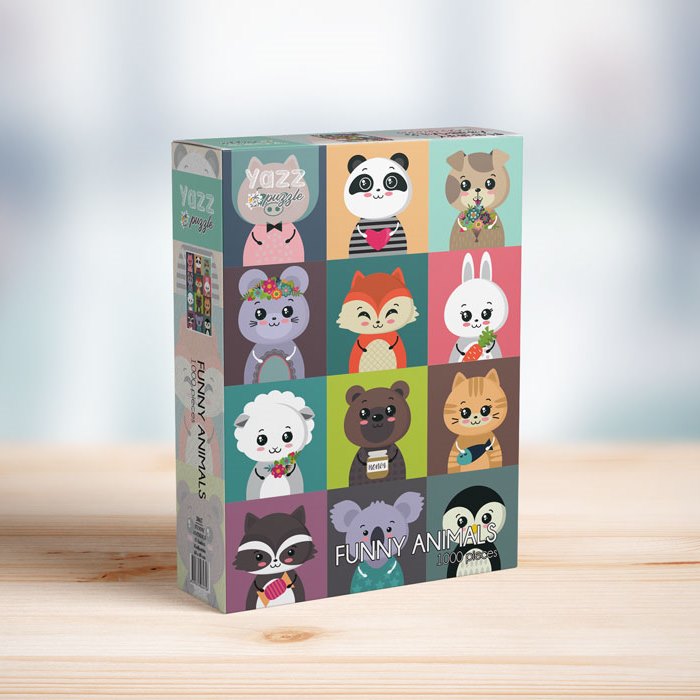 Puzzle - FUNNY ANIMALS - YA-3867