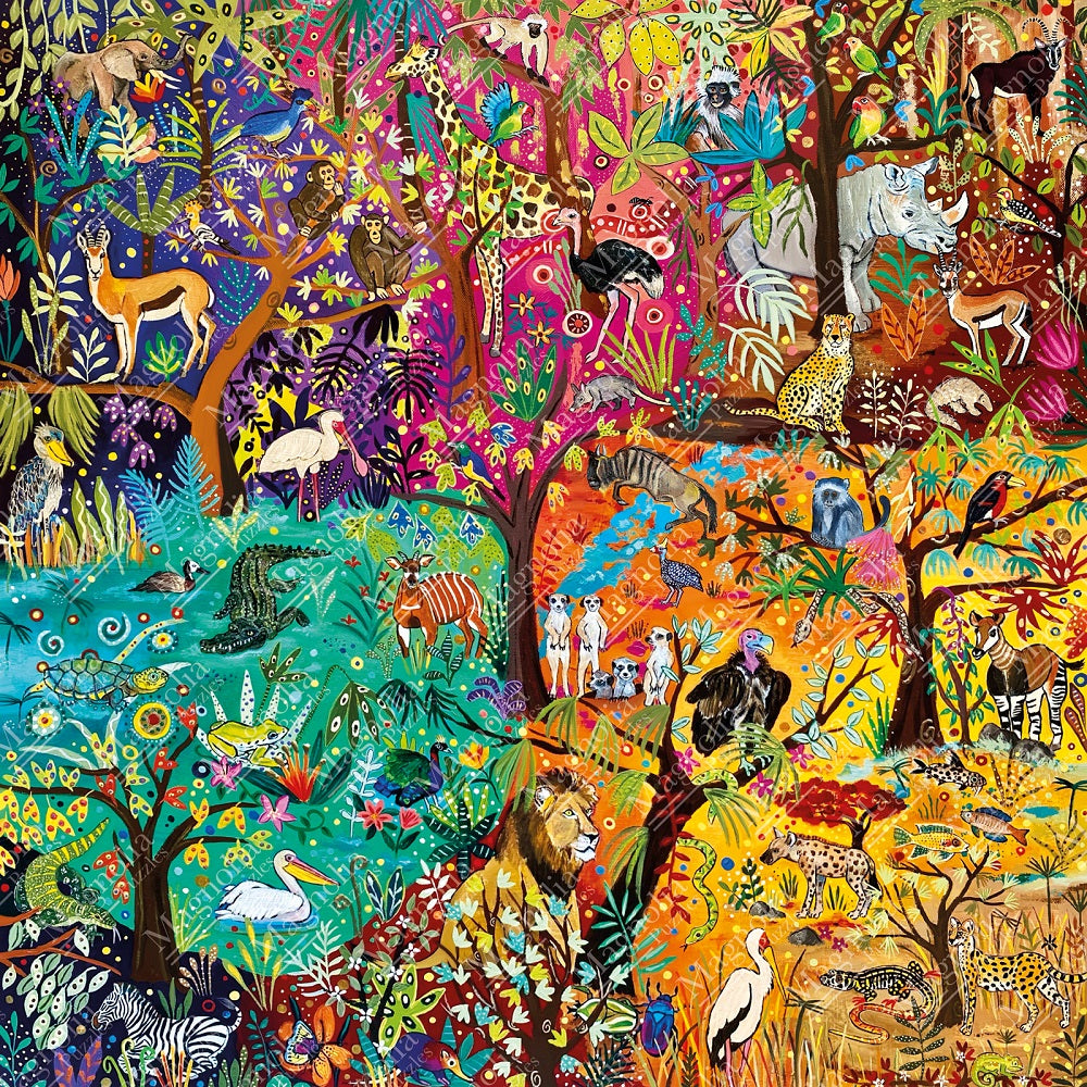 Puzzle - RAINBOW SAFARI