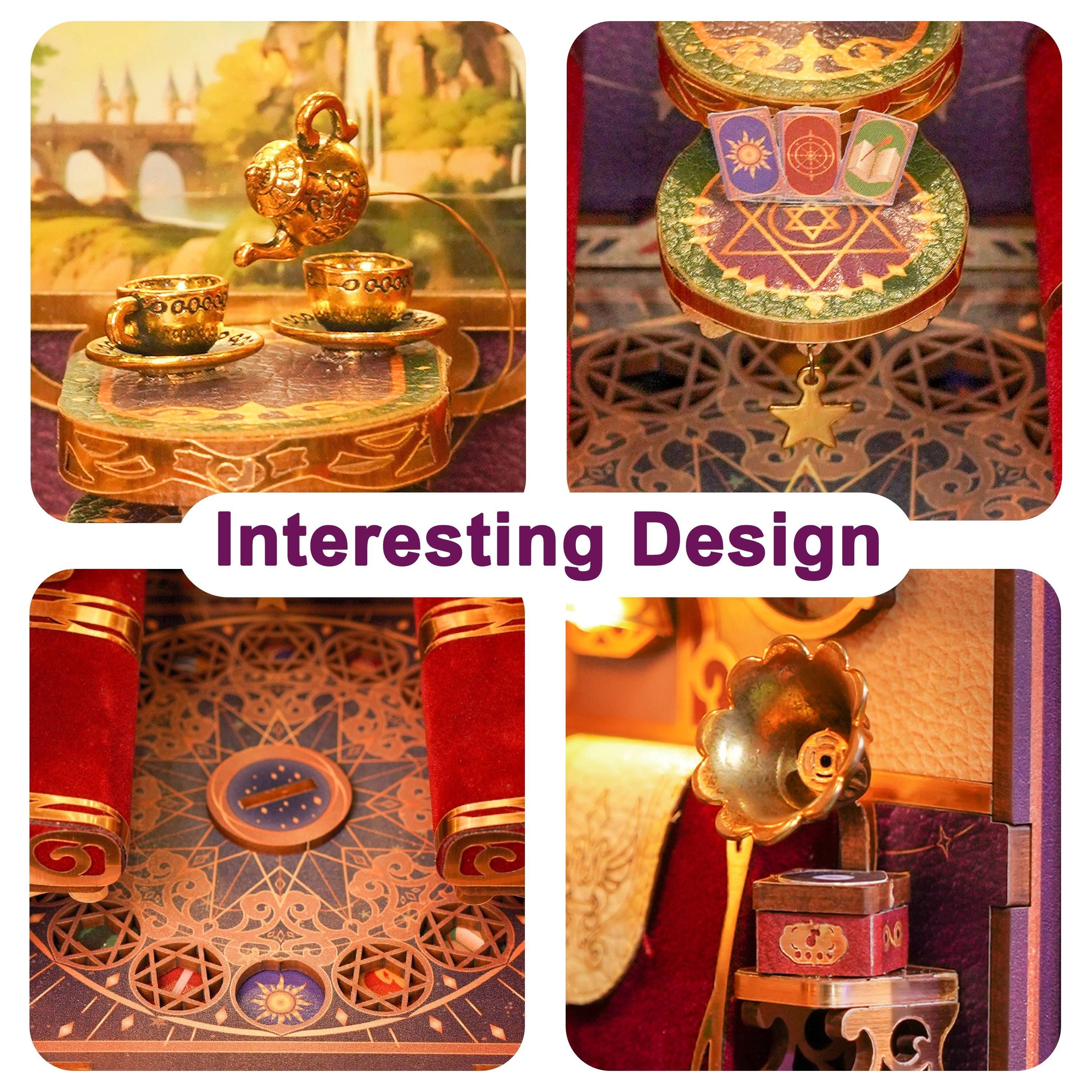 MINI-décor de bibliothèque- Cabine de train - MAGICAL JOURNEY