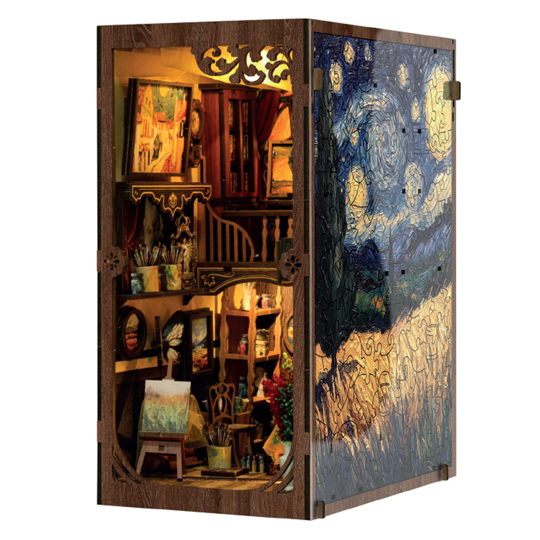 MINI-décor de bibliothèque - UN MONDE ENCADRÉ