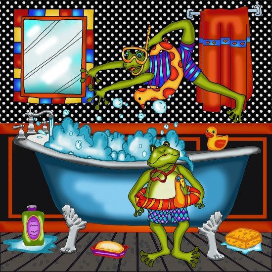 Diamond Painting - BATH TIME