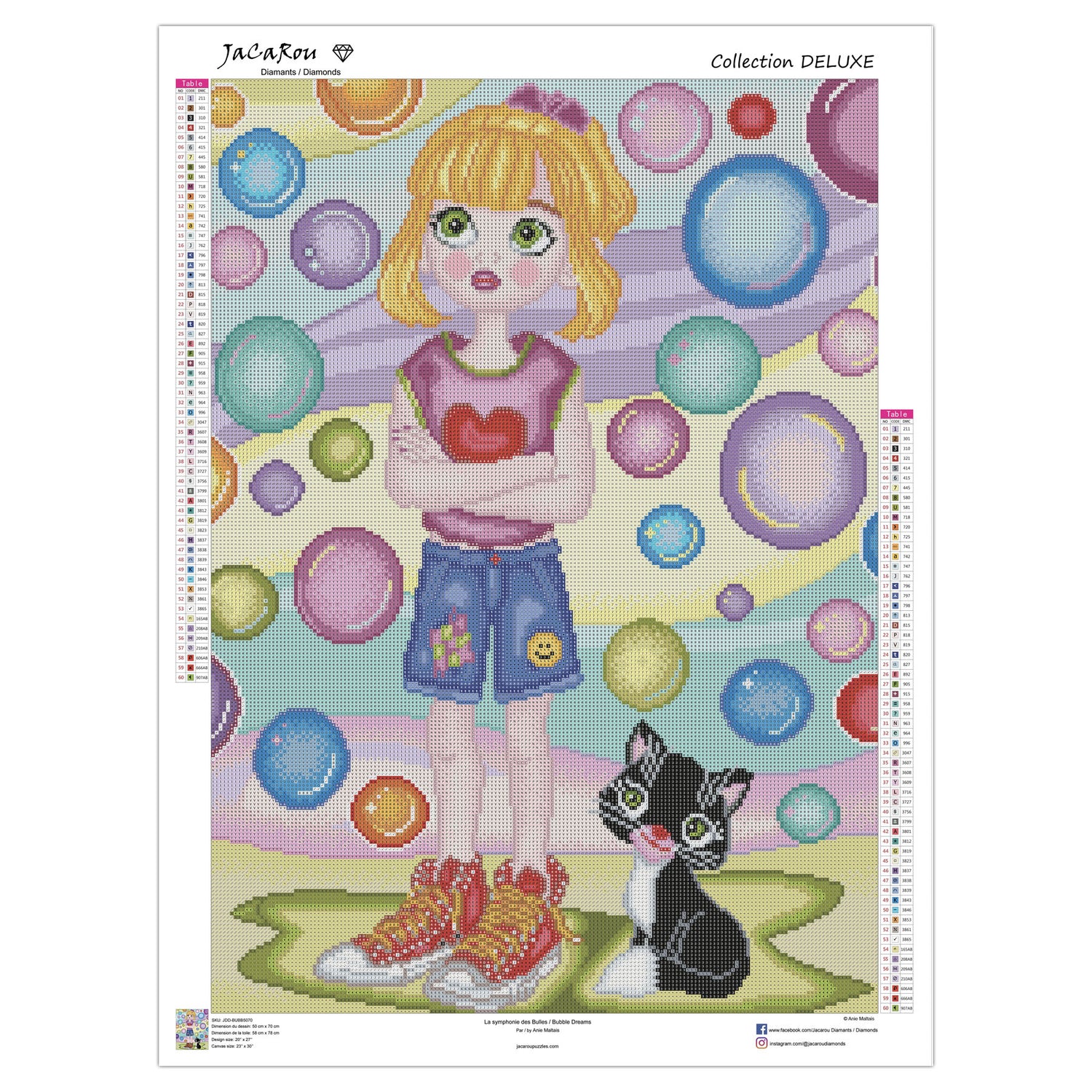 Diamond Painting DELUXE - BUBBLE DREAMS