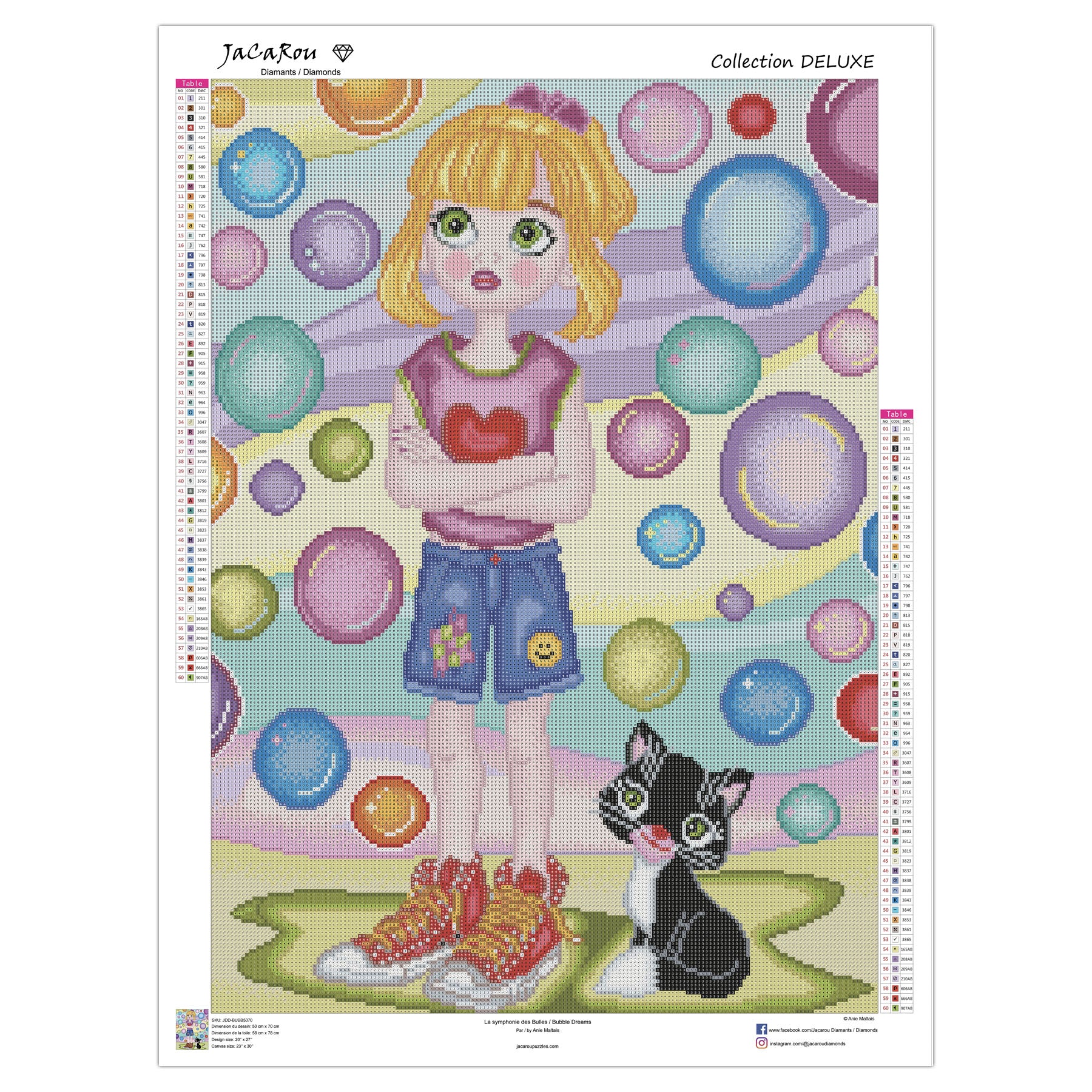 Diamond Painting DELUXE - BUBBLE DREAMS