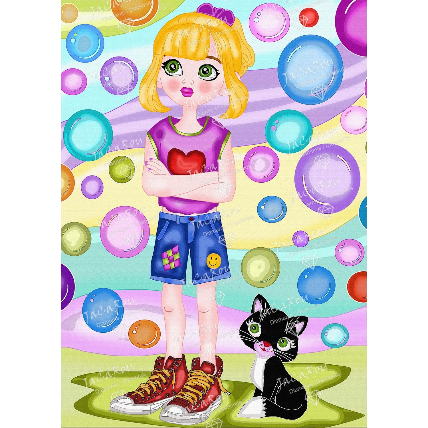 Diamond Painting DELUXE - BUBBLE DREAMS