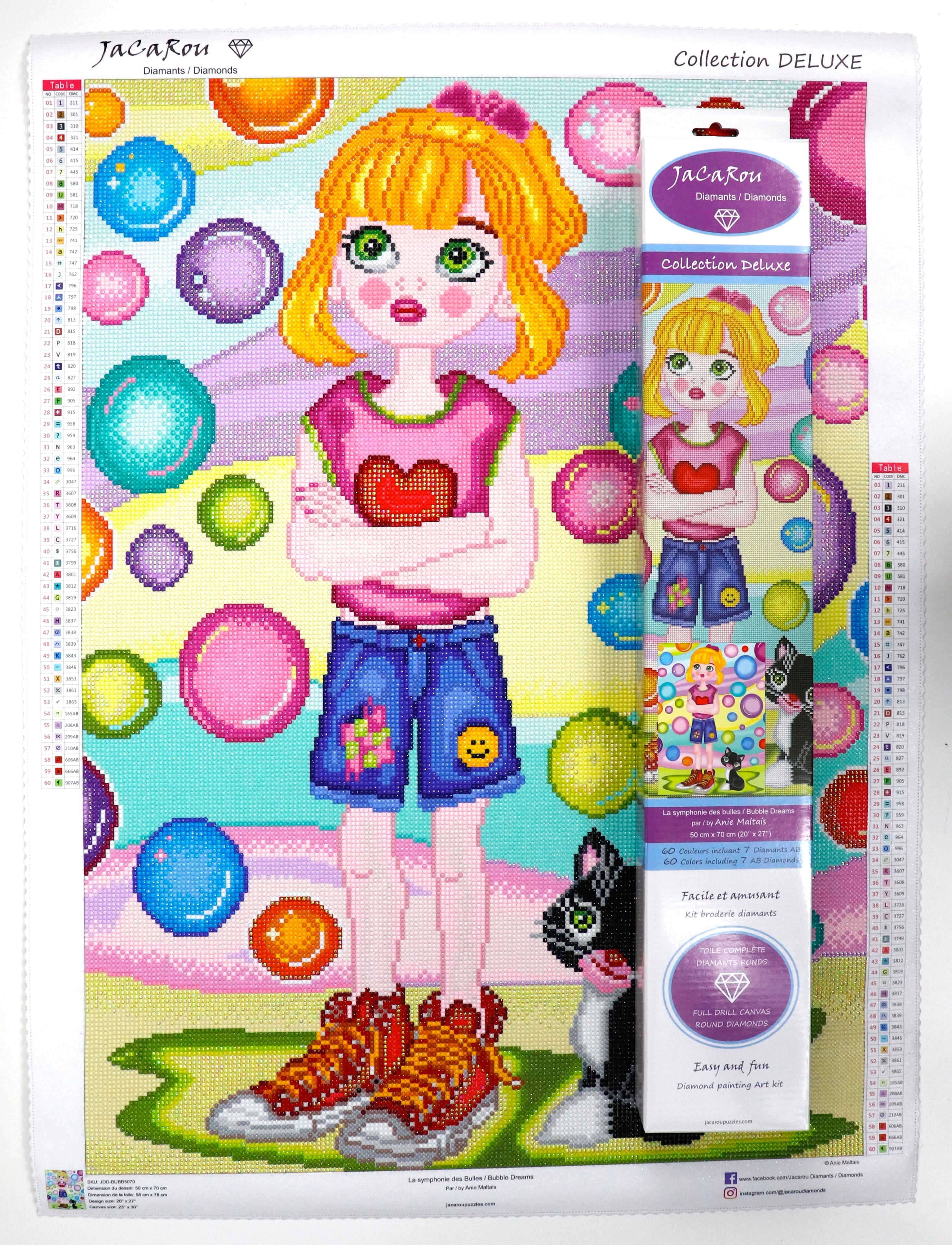 Diamond Painting DELUXE - BUBBLE DREAMS