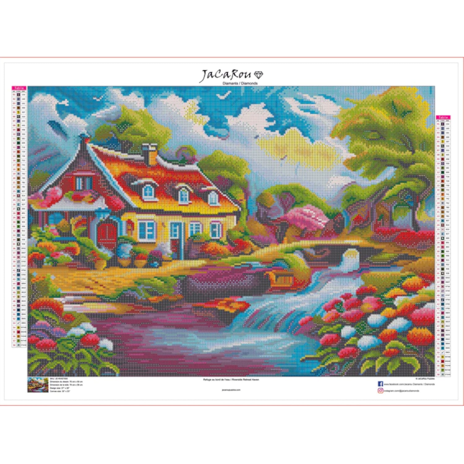 Diamond Painting - RIVERSIDE RETREAT HAVEN