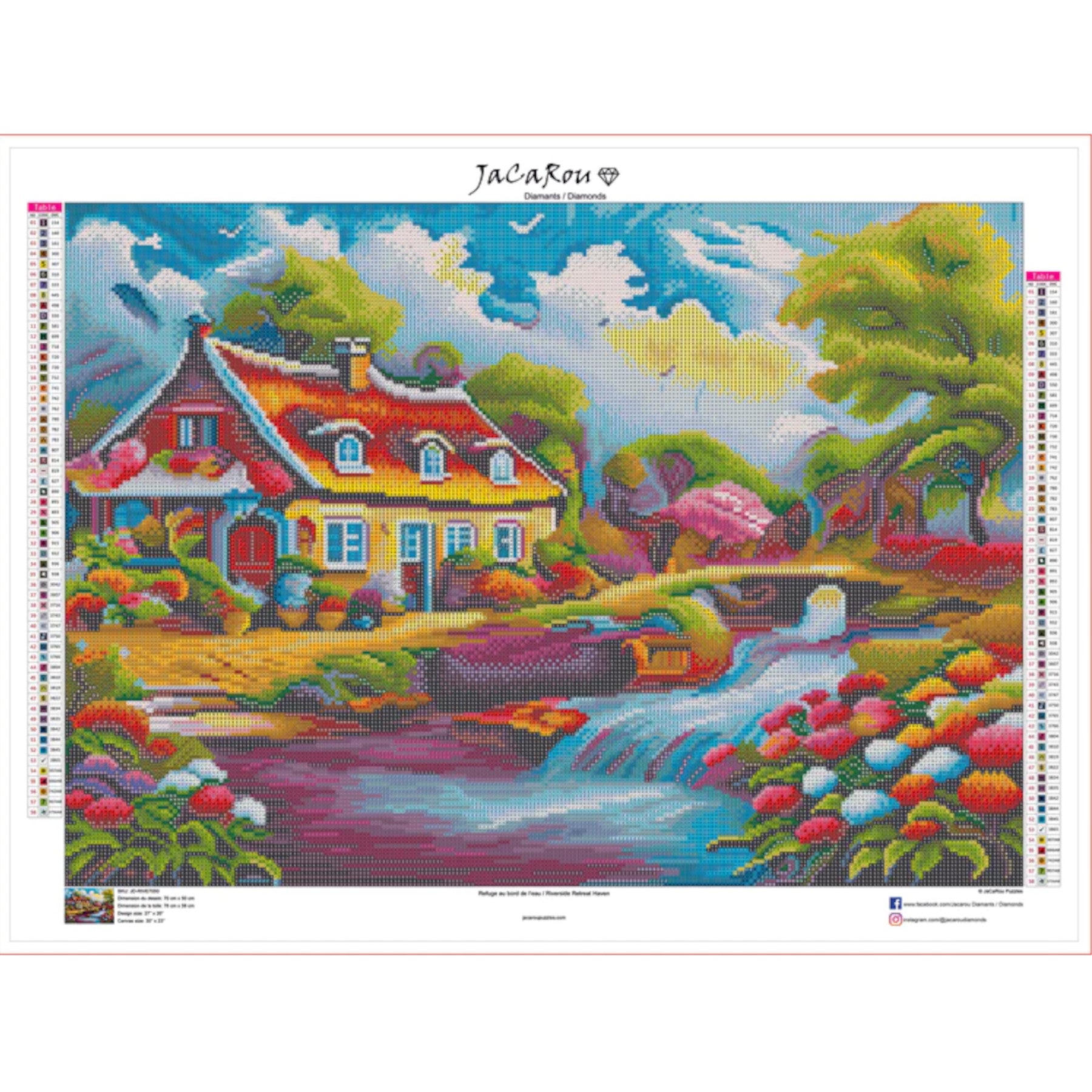 Diamond Painting - RIVERSIDE RETREAT HAVEN