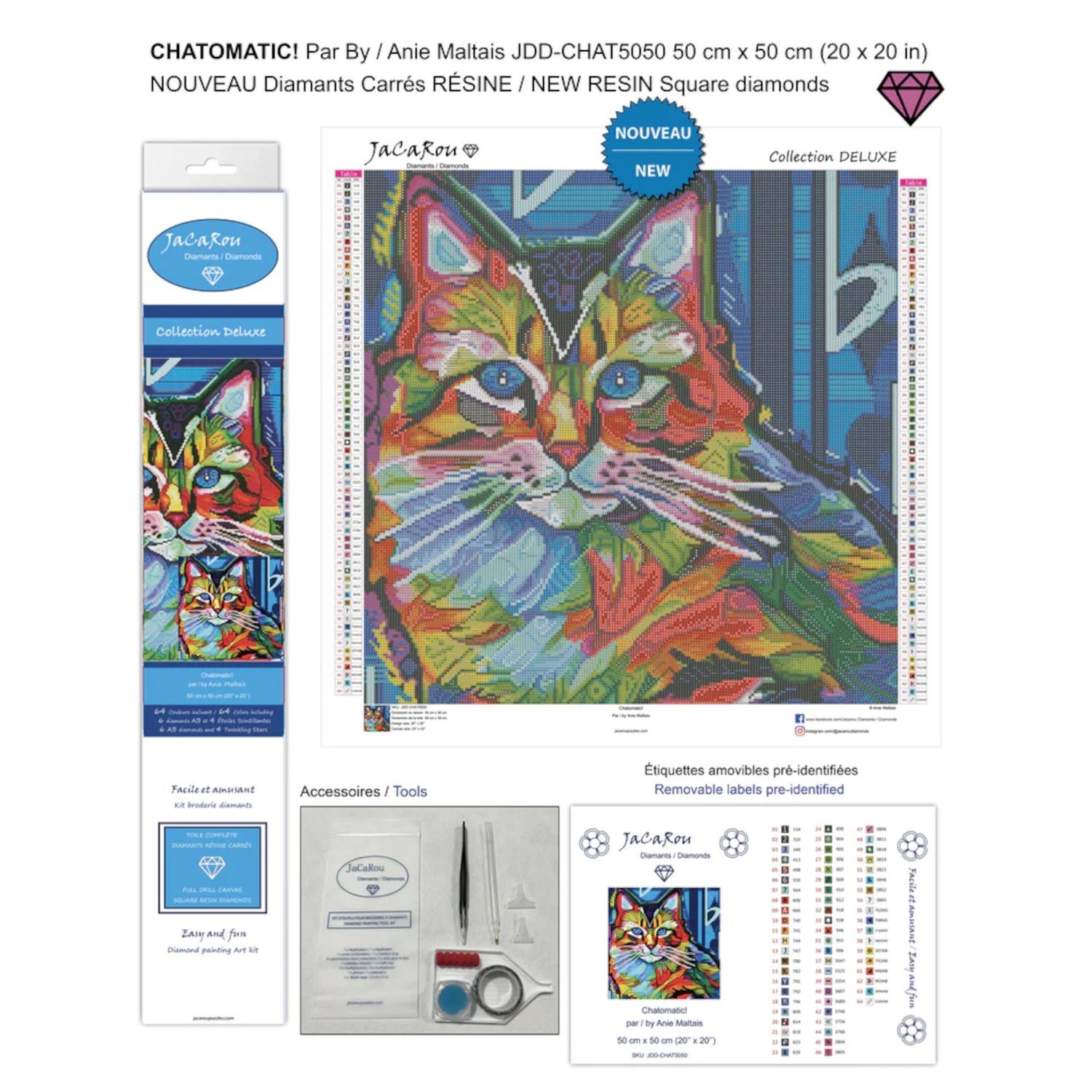 Diamond Painting SQUARE (Resin) - CHATOMATIC!