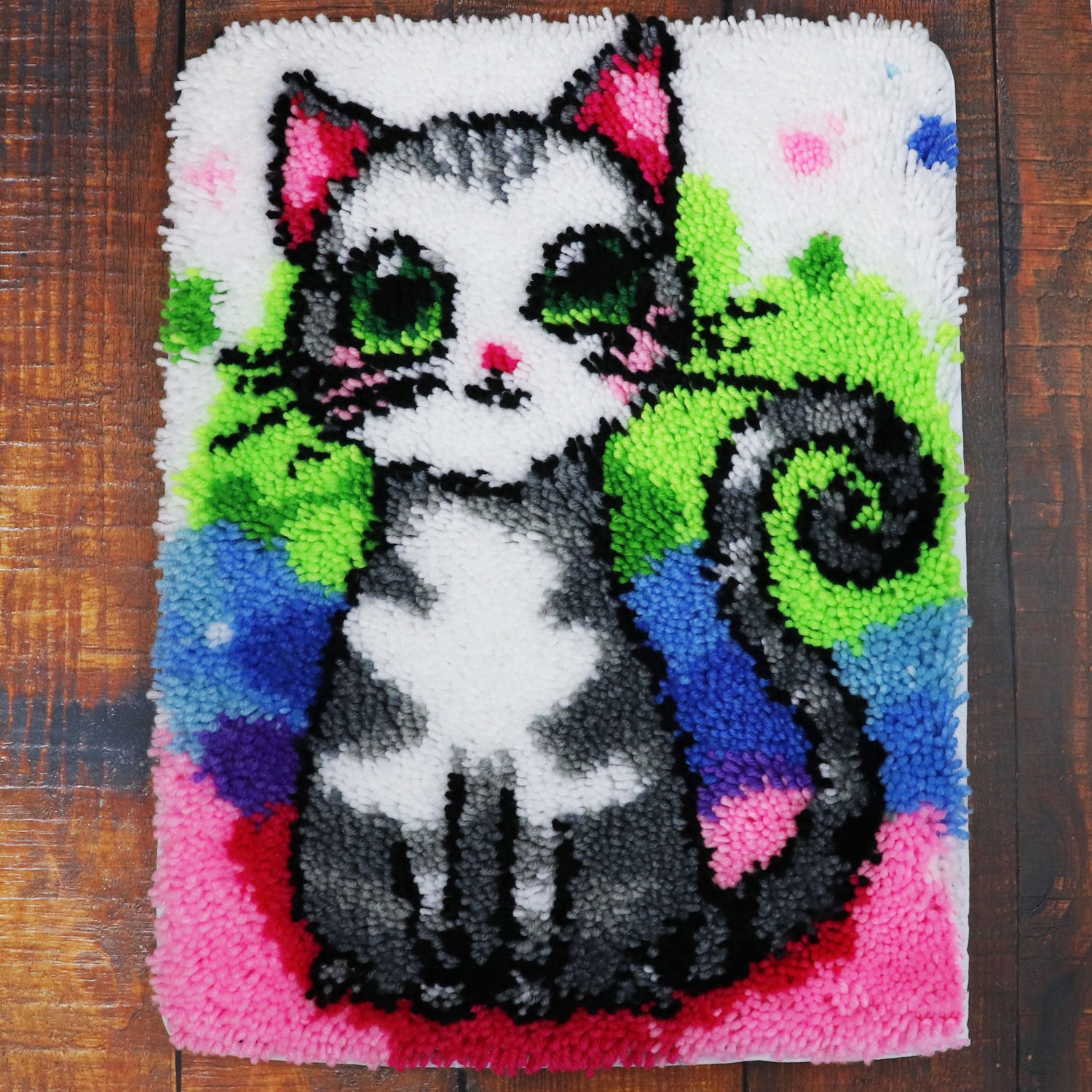 Latch Hook - Small Rug Kit - CAT