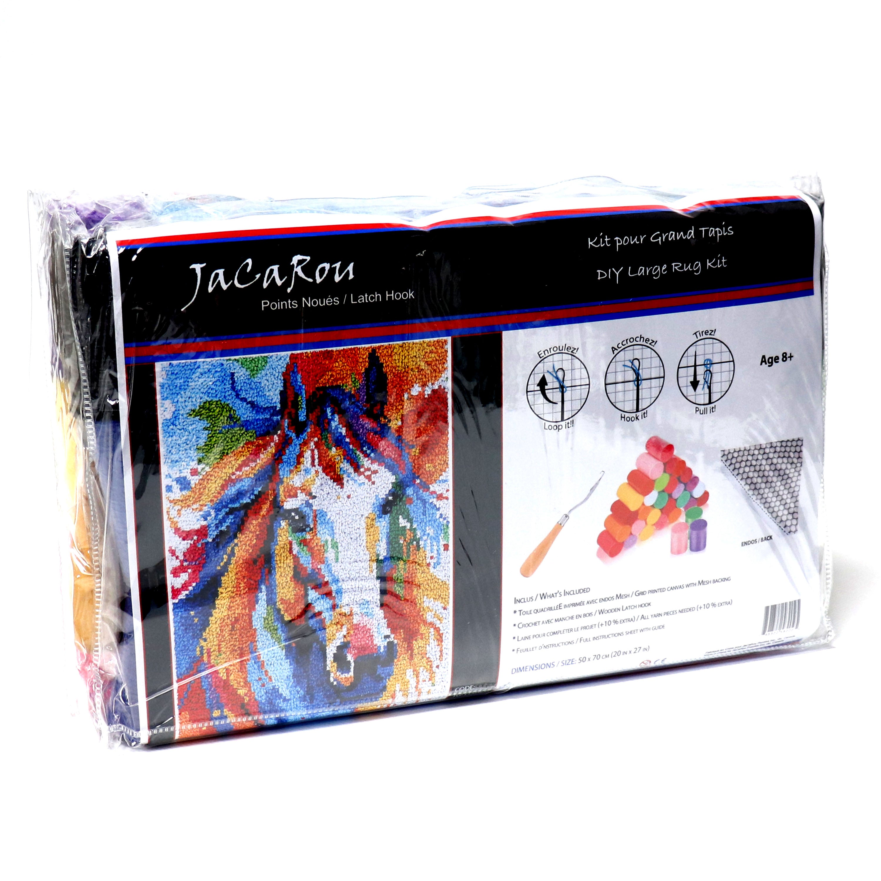 Latch Hook - Large Rug Kit - HORSE