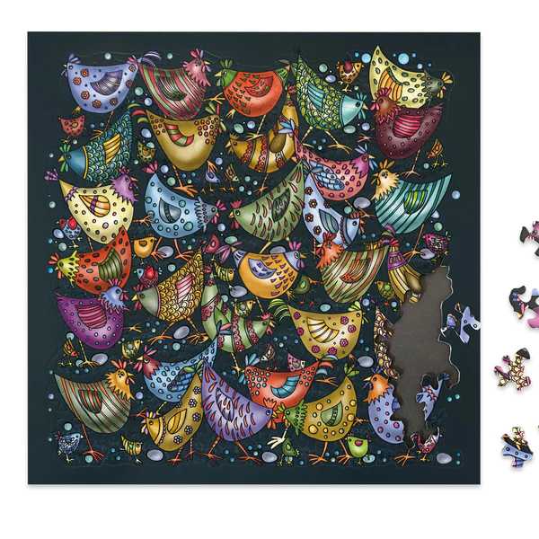 Jigsaw Puzzle - CHICKEN PILE