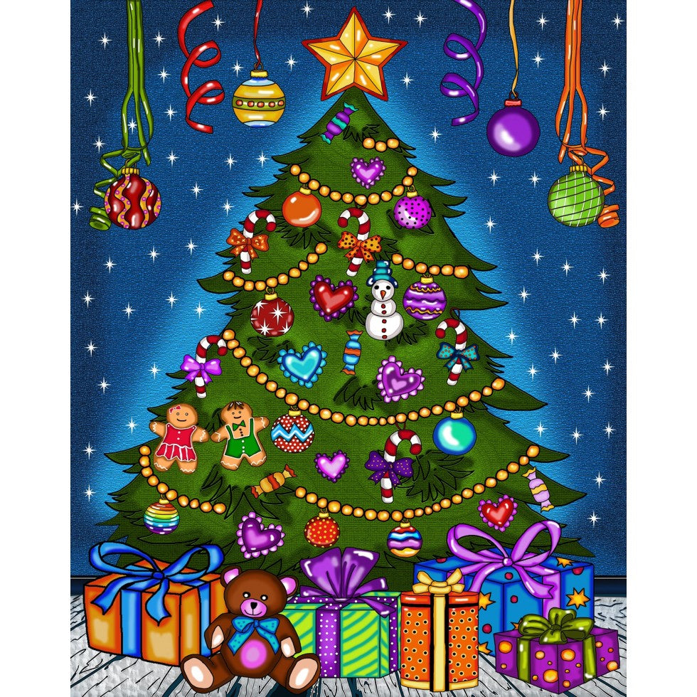 Diamond and Crystal Painting - CHRISTMAS TREE