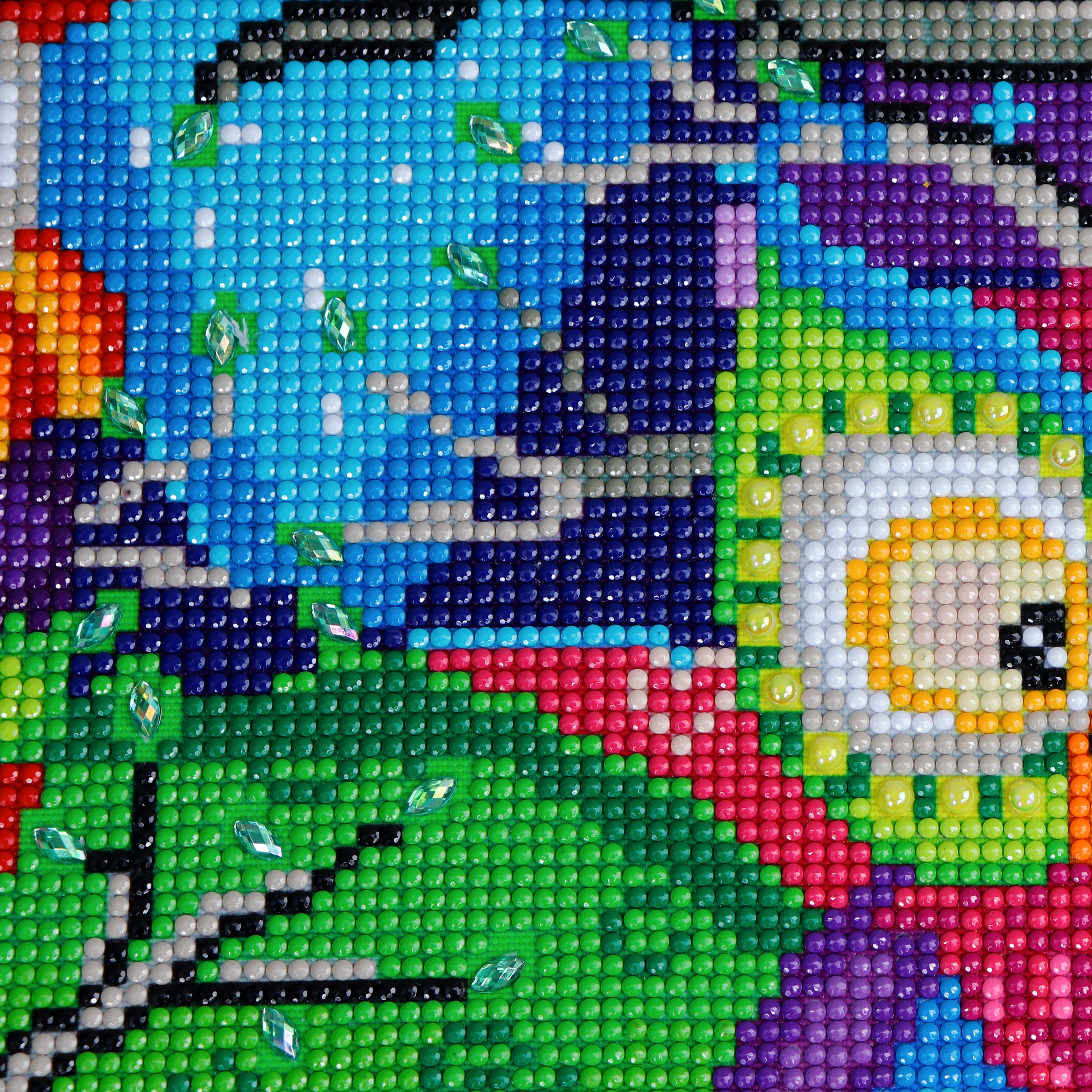 Diamond Painting - OWL IN COLORS