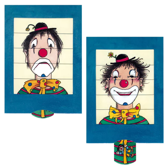 CURIOSI CARTE VIVANTE - CLOWN