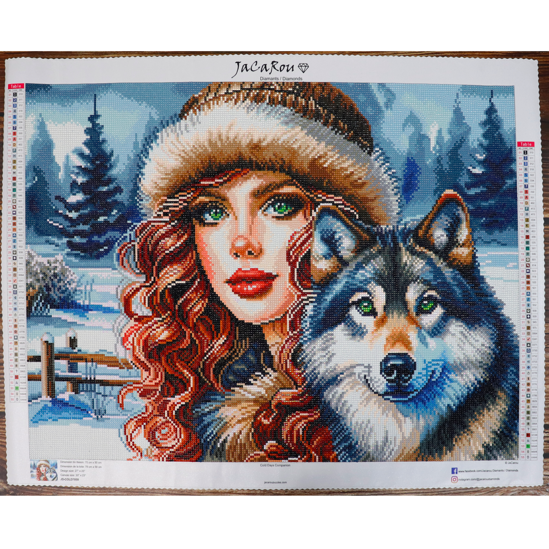 Broderie de diamants RONDS - COLD DAYS COMPANION