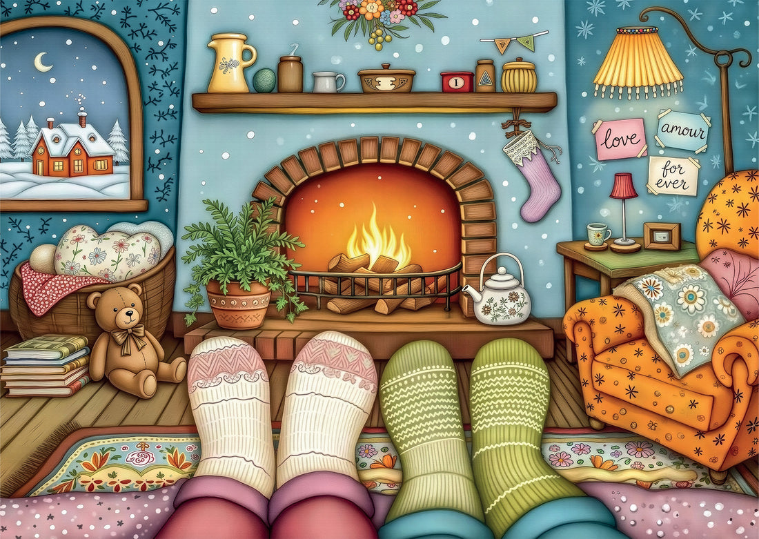 Puzzle - COZY FEET WINTER NIGHT