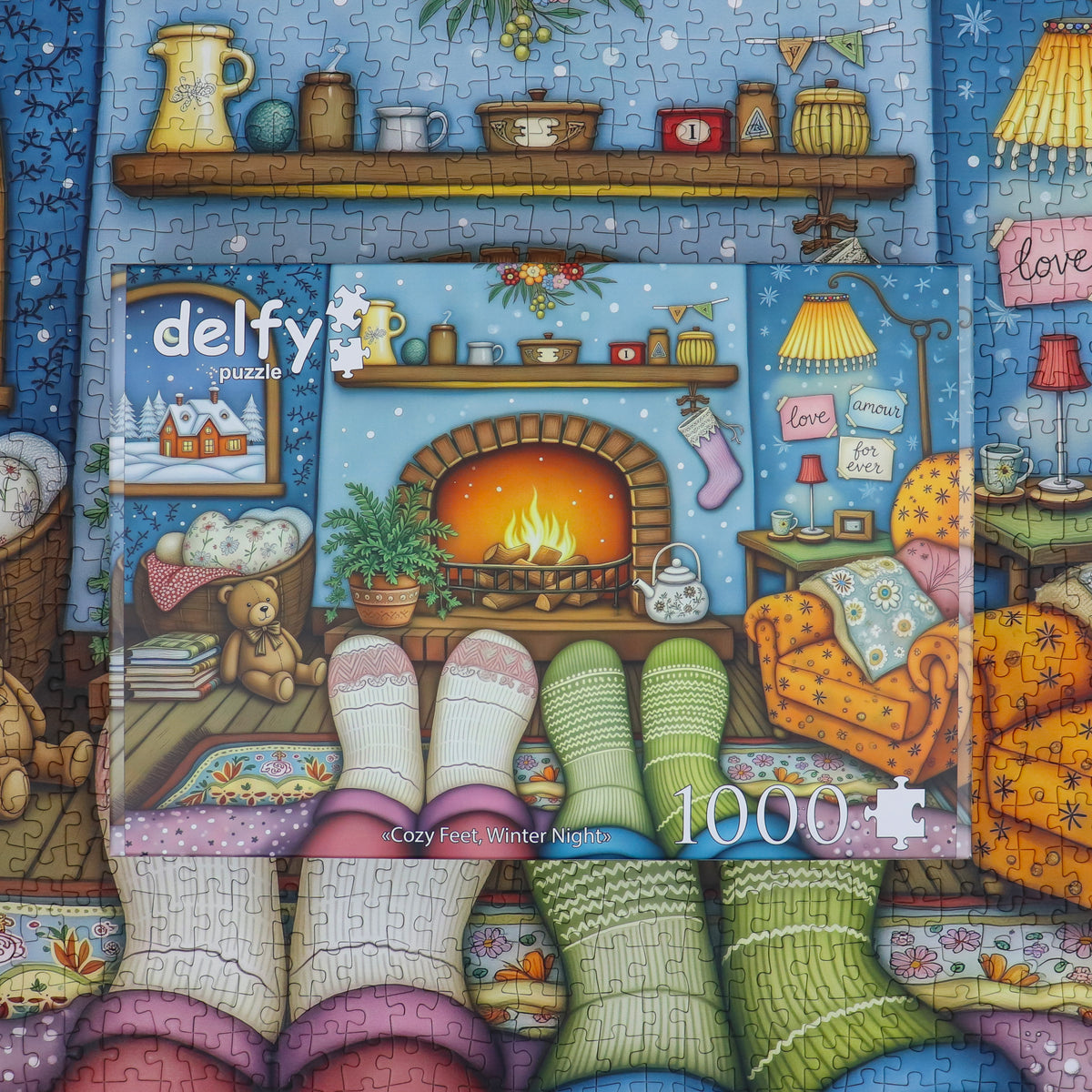 Puzzle - COZY FEET WINTER NIGHT