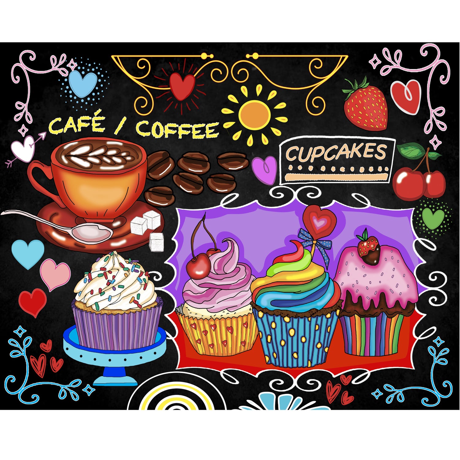 Diamond Painting - CUPCAKES