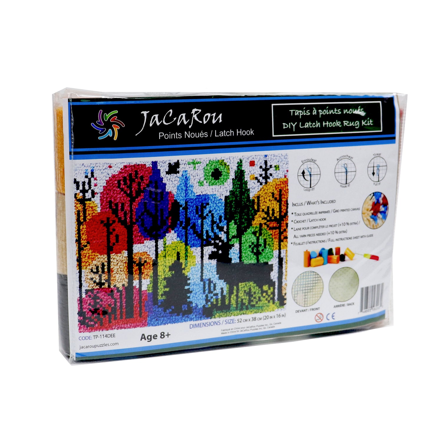 Latch Hook - Small Rug Kit - DEER