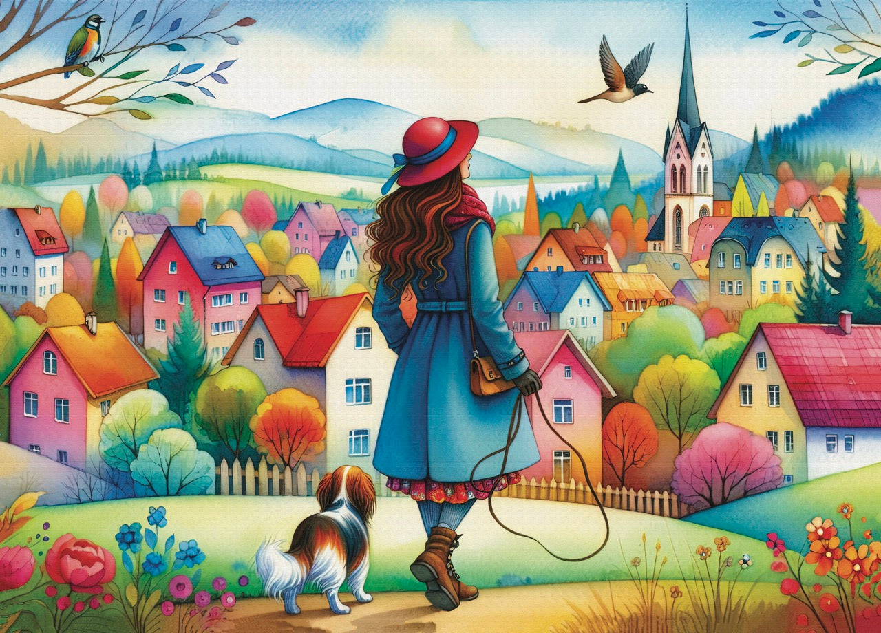 Puzzle - DOG WALKING BLISS