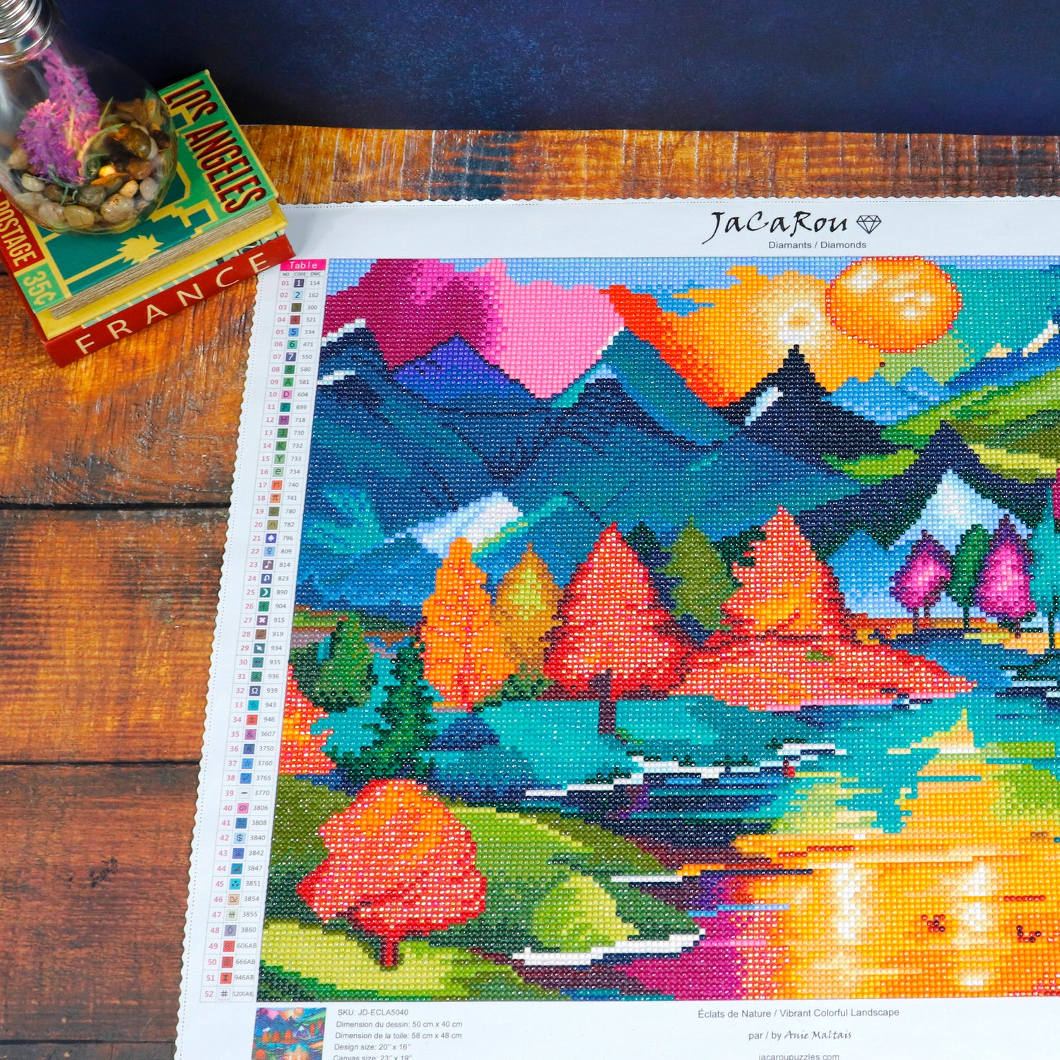 Diamond Painting - VIBRANT COLORFUL LANDSCAPE