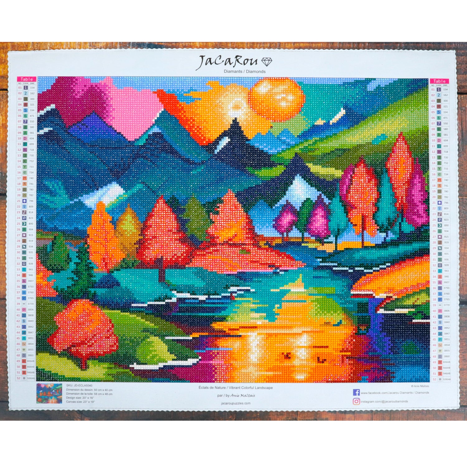 Diamond Painting - VIBRANT COLORFUL LANDSCAPE