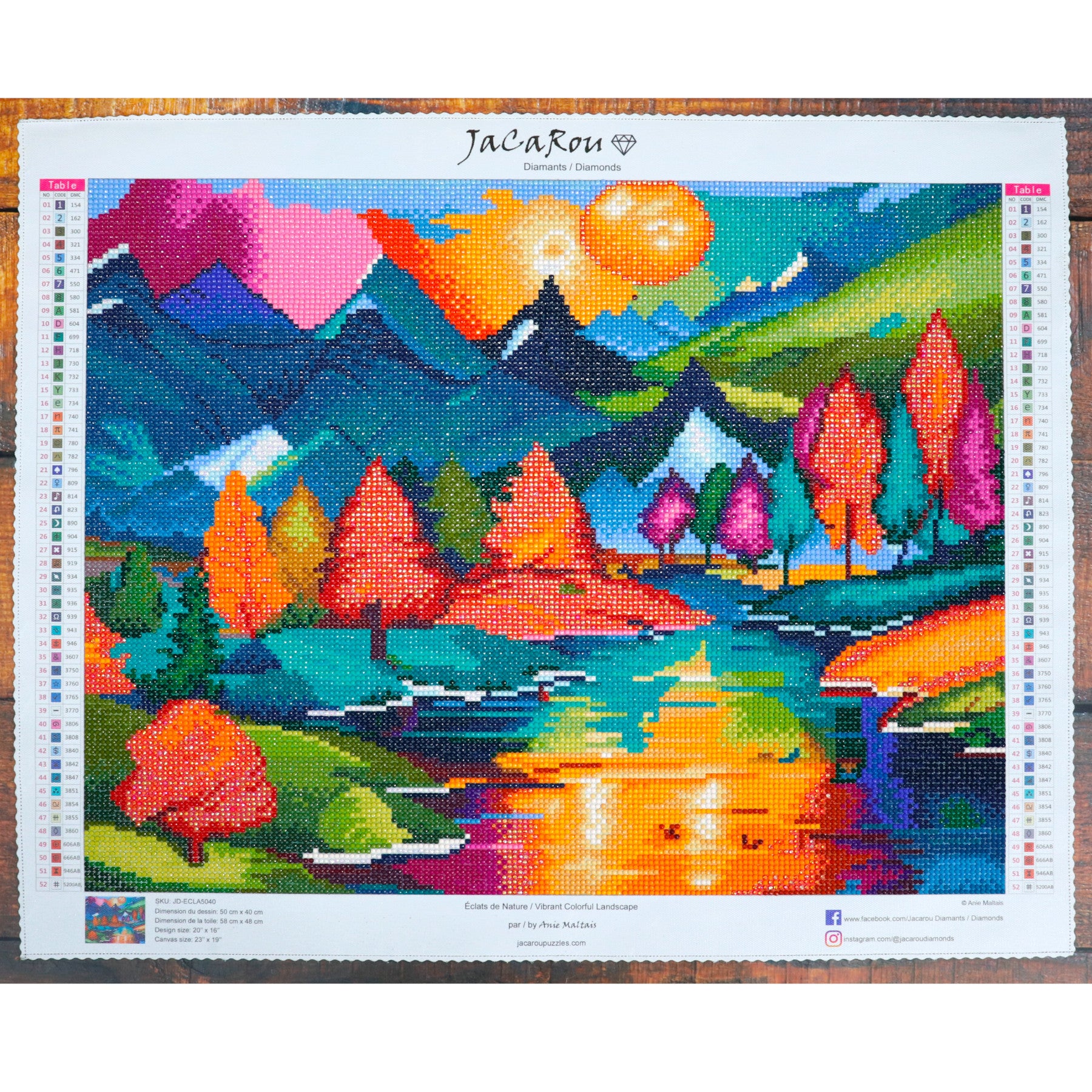 Diamond Painting - VIBRANT COLORFUL LANDSCAPE