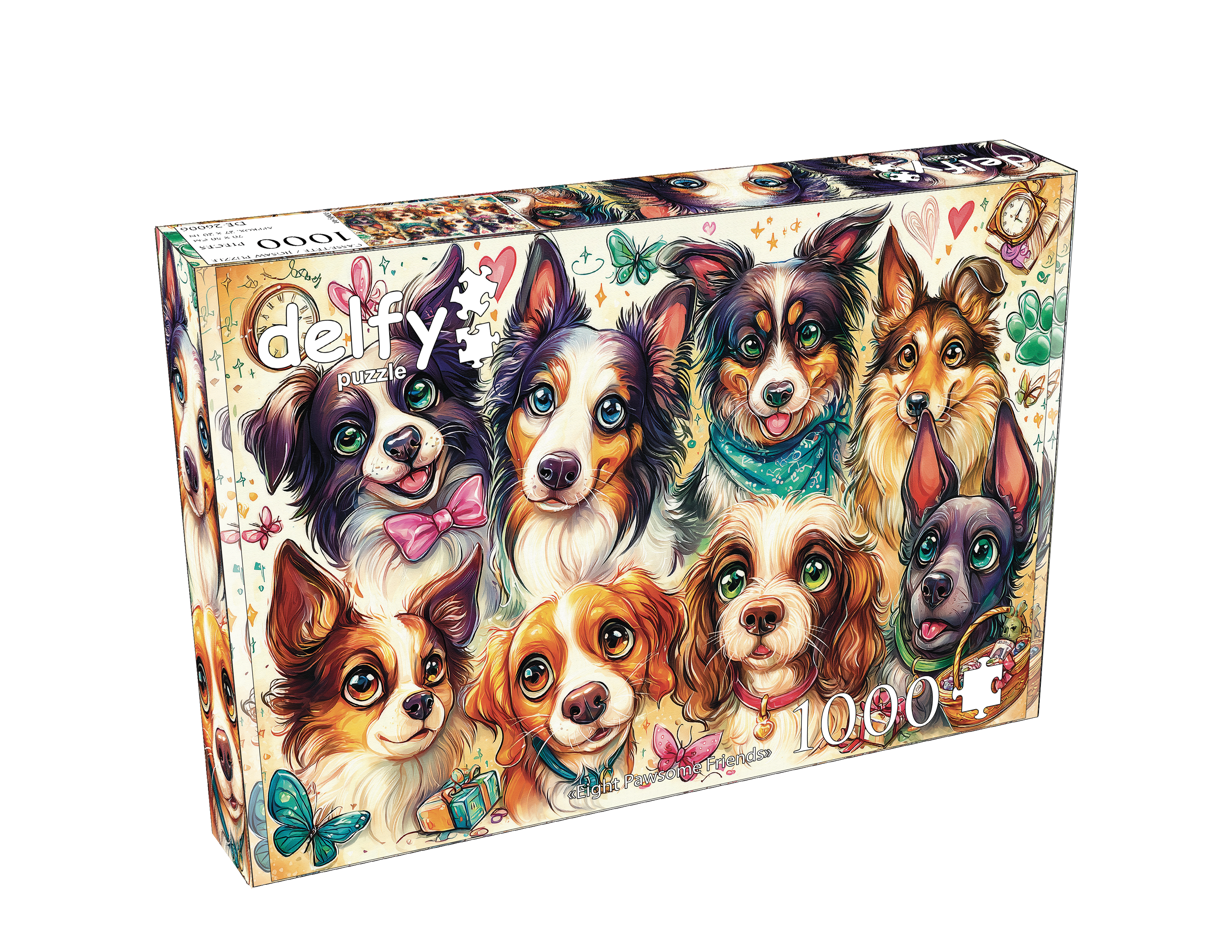 Puzzle - EIGHT PAWSOME FRIENDS