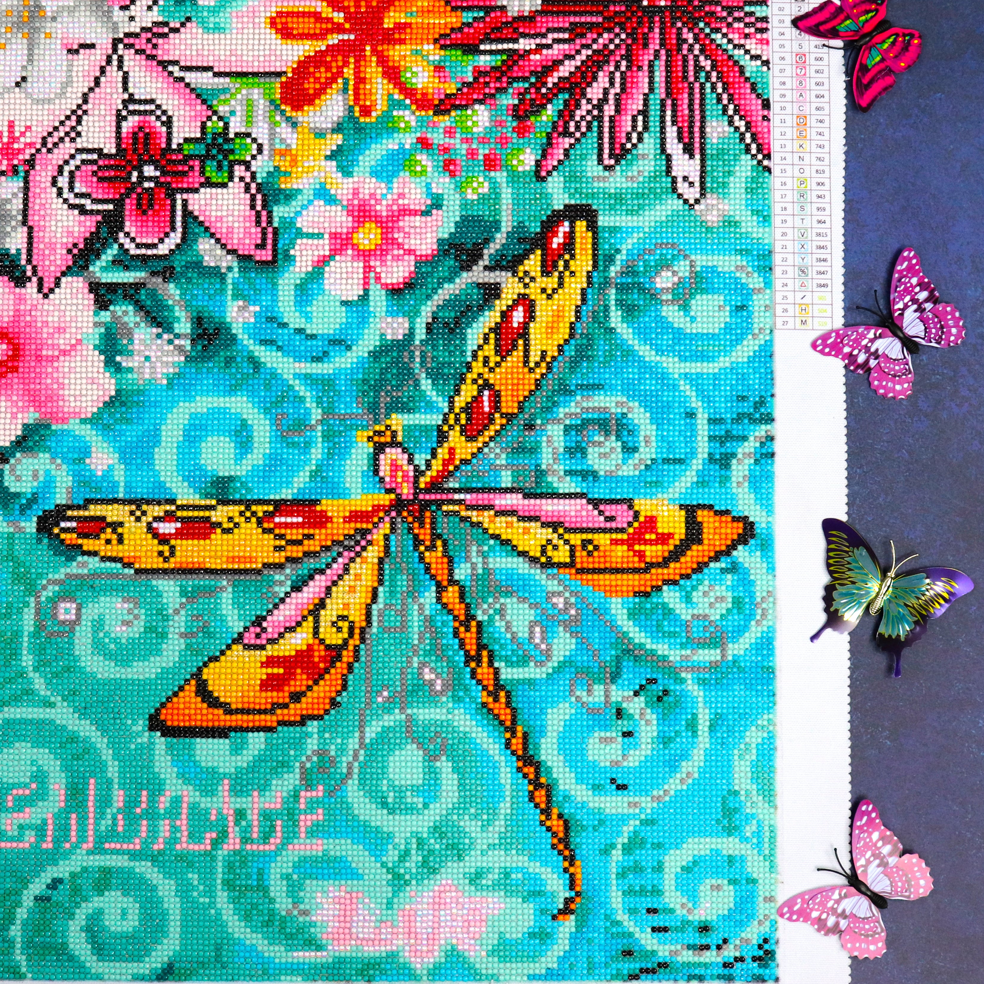 Broderie de diamants RONDS - EMBRACE LIFE