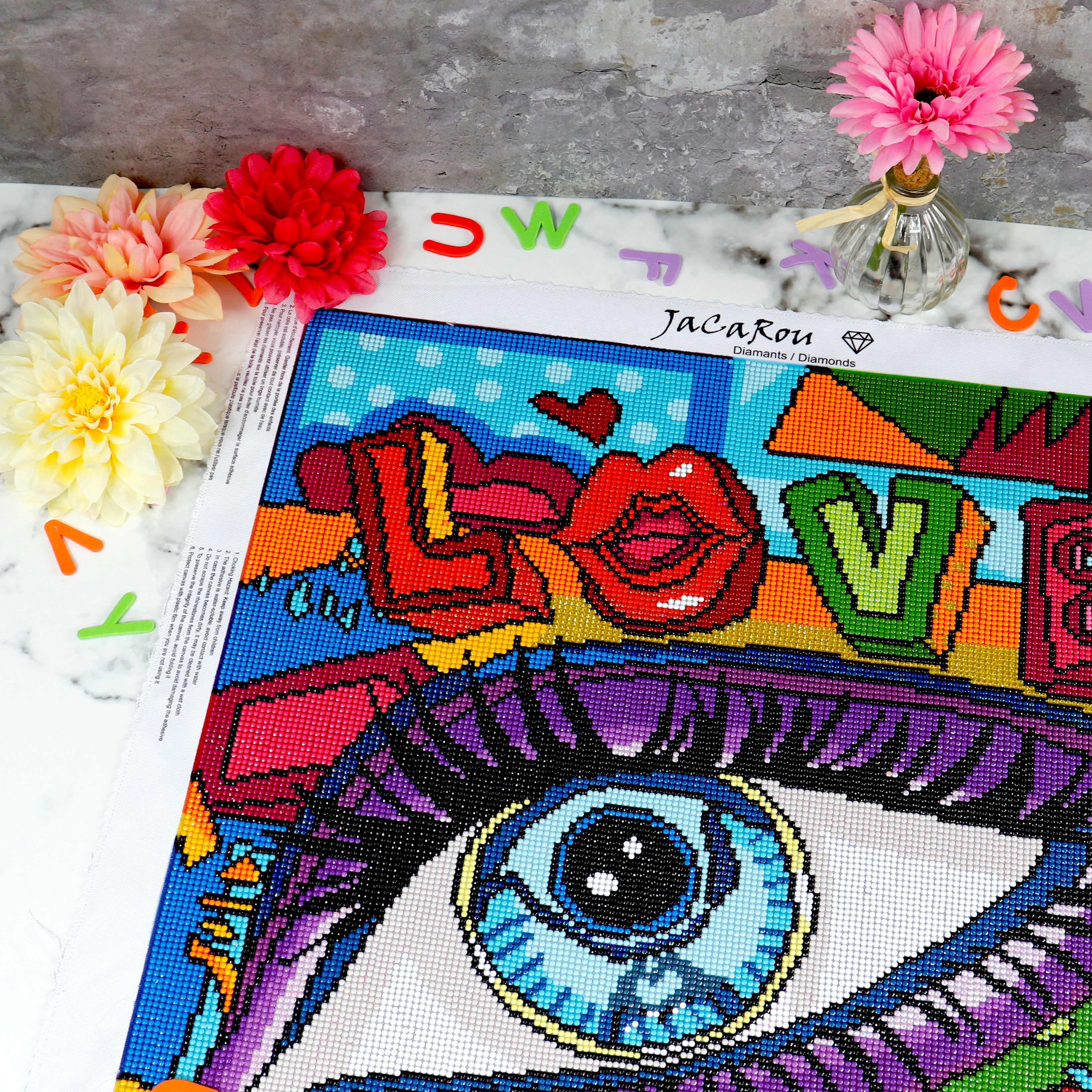 Diamond Painting - EYE LOVE YOU
