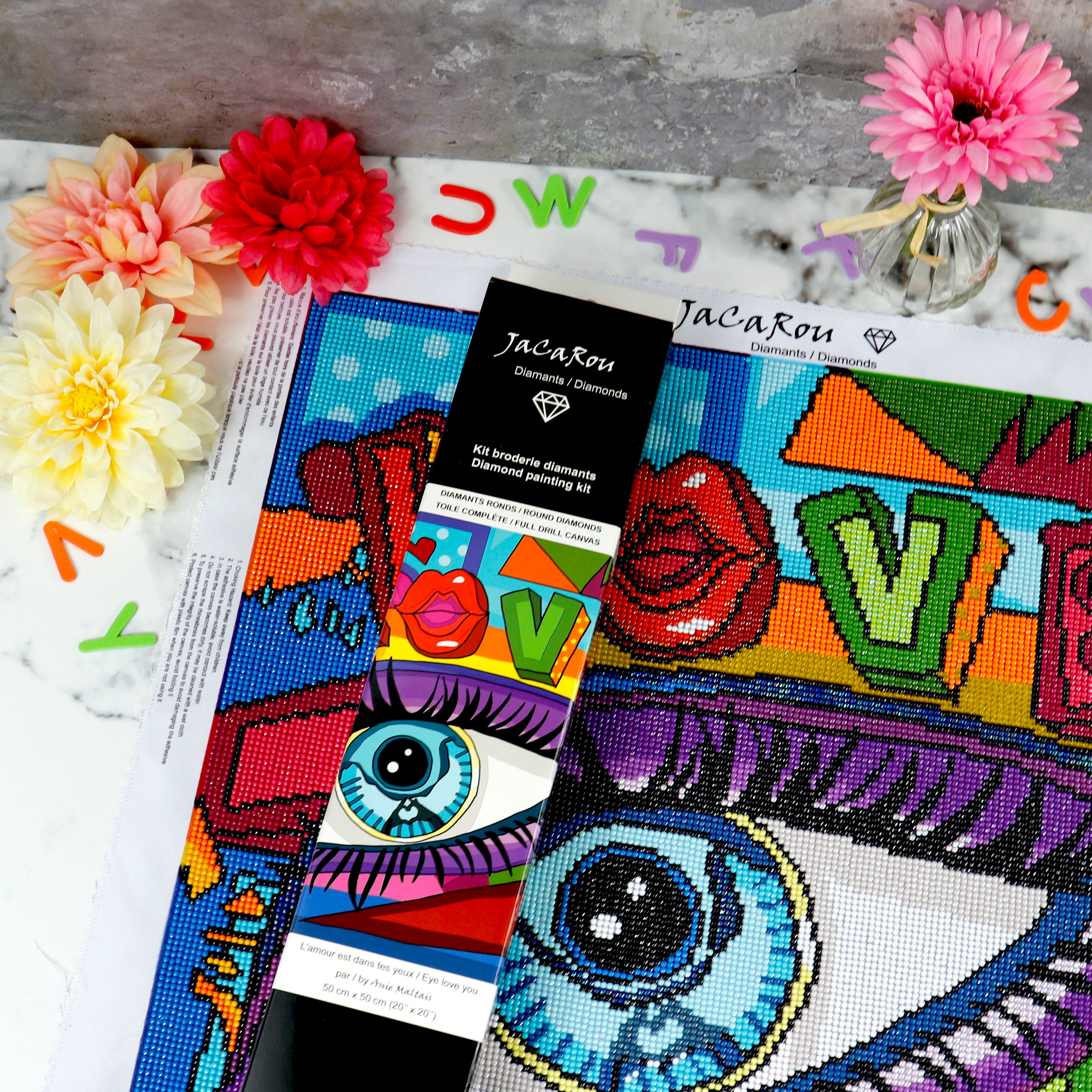 Diamond Painting - EYE LOVE YOU