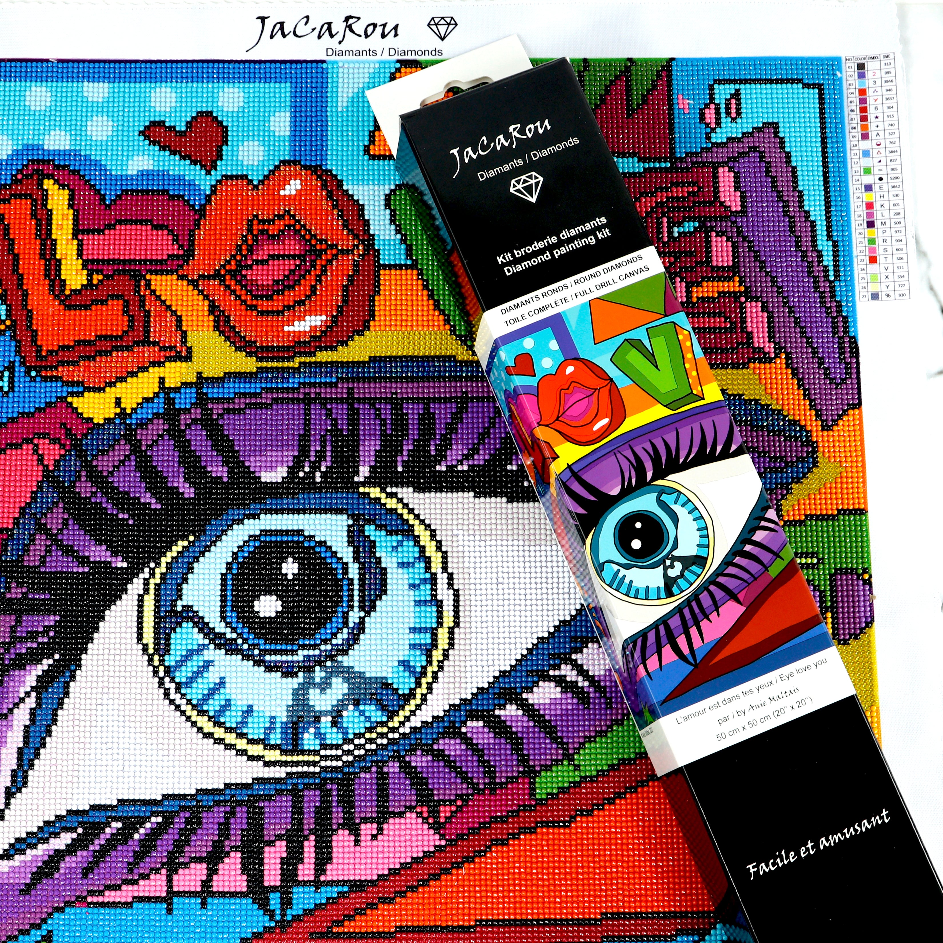 Diamond Painting - EYE LOVE YOU