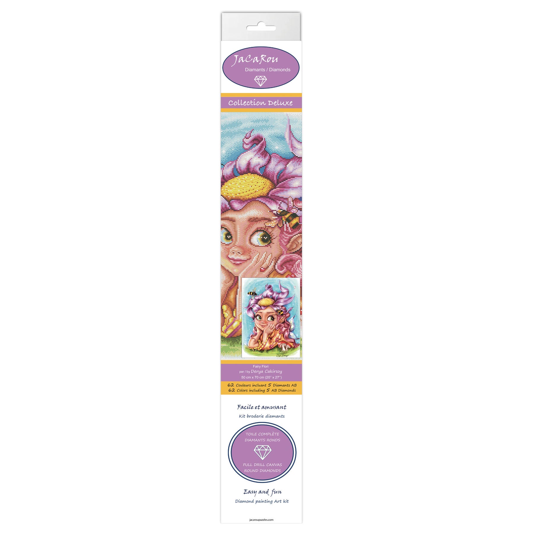 Diamond Painting ROUND - FAIRY FLORI