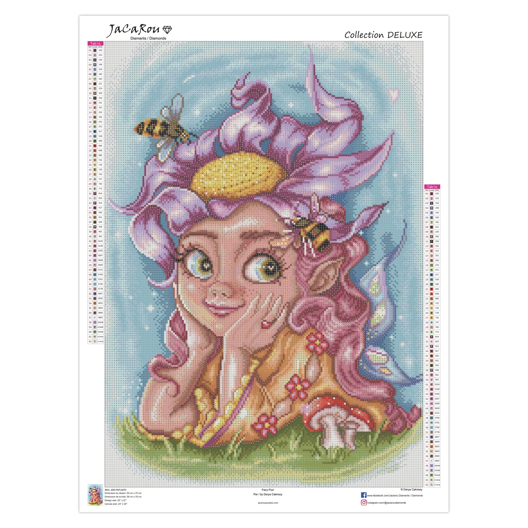 Broderie de diamants RONDS - FAIRY FLORI