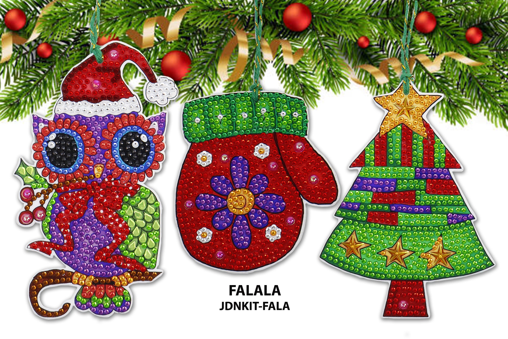 Kit décos sapin de Noël - FALALA