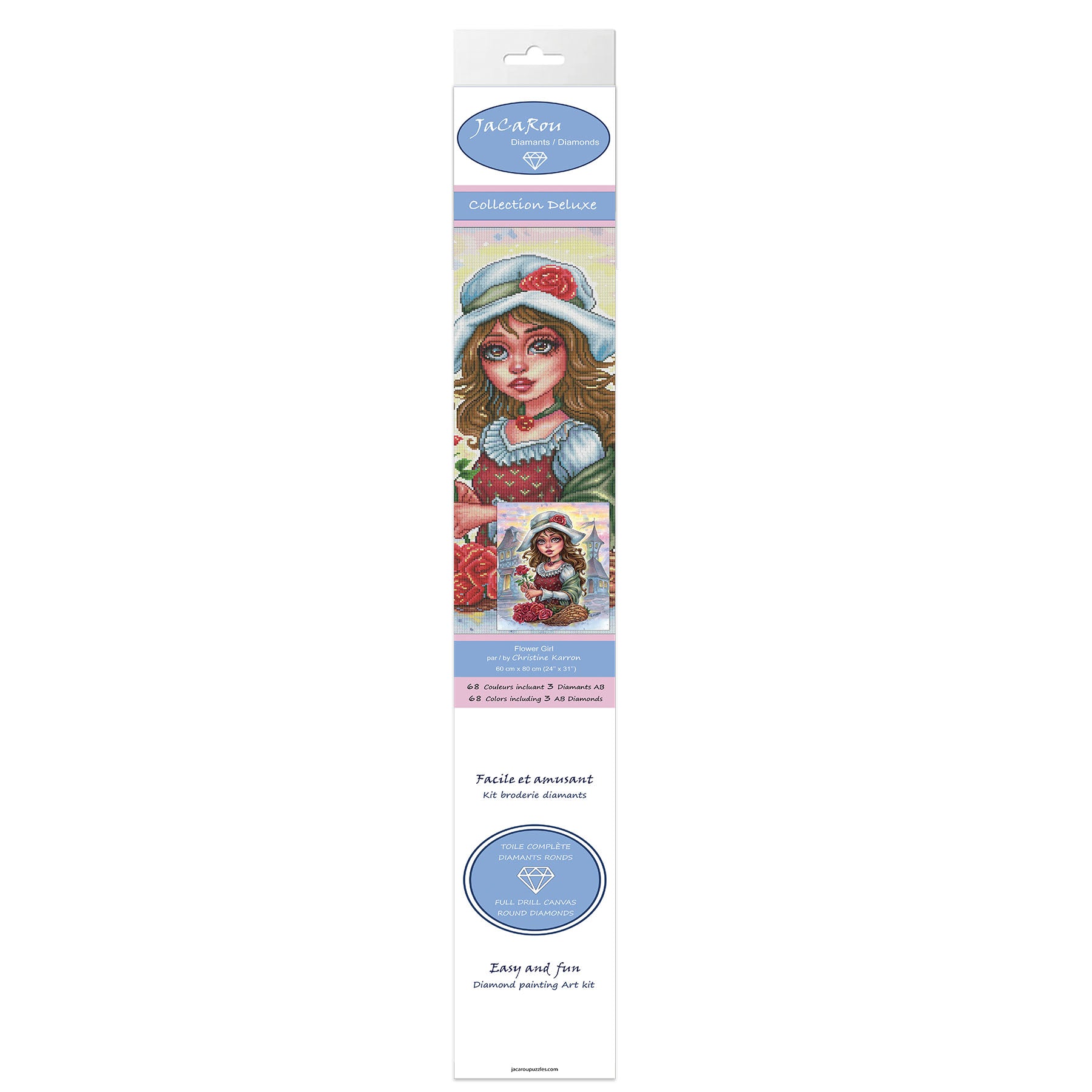 Broderie de diamants RONDS - FLOWER GIRL