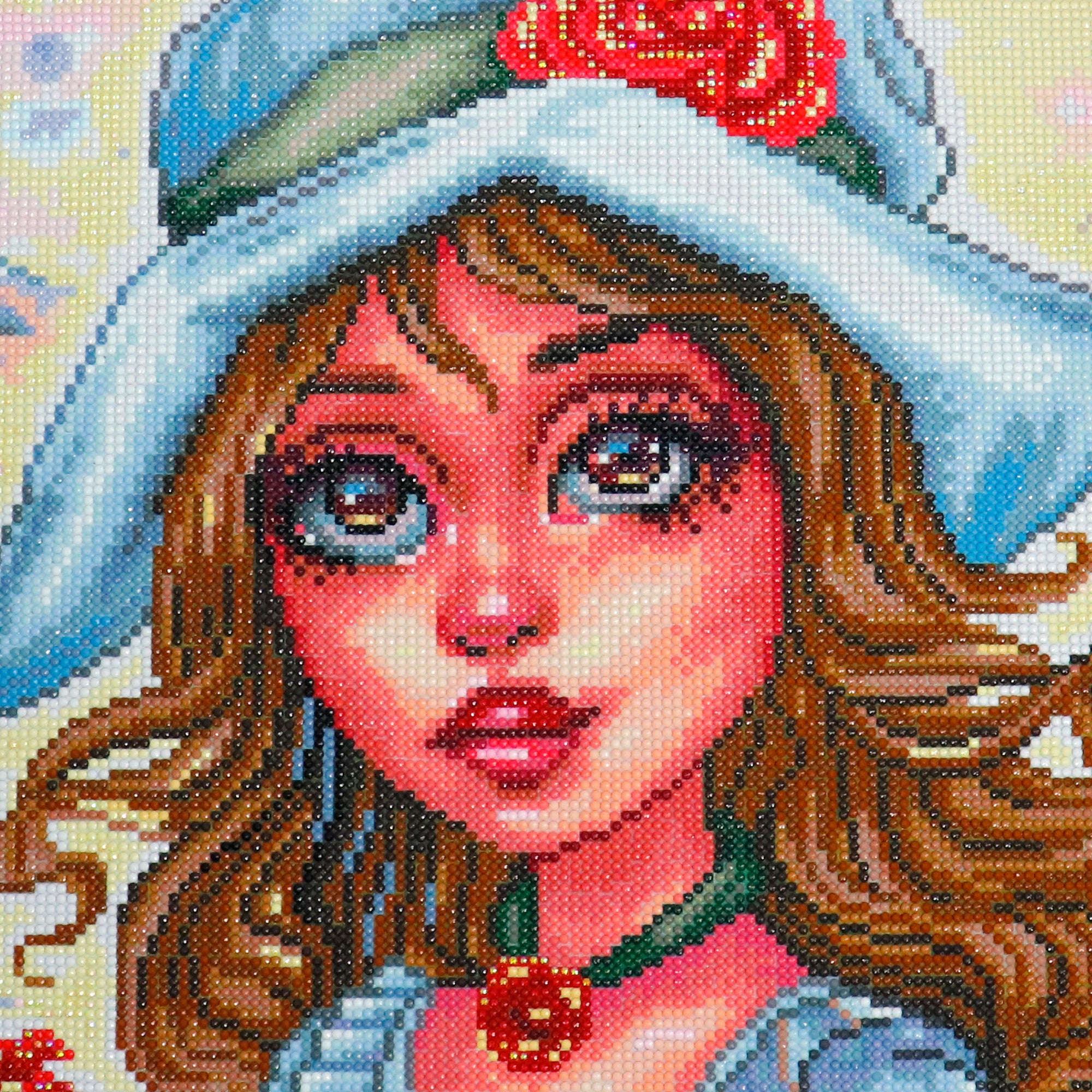 Broderie de diamants RONDS - FLOWER GIRL
