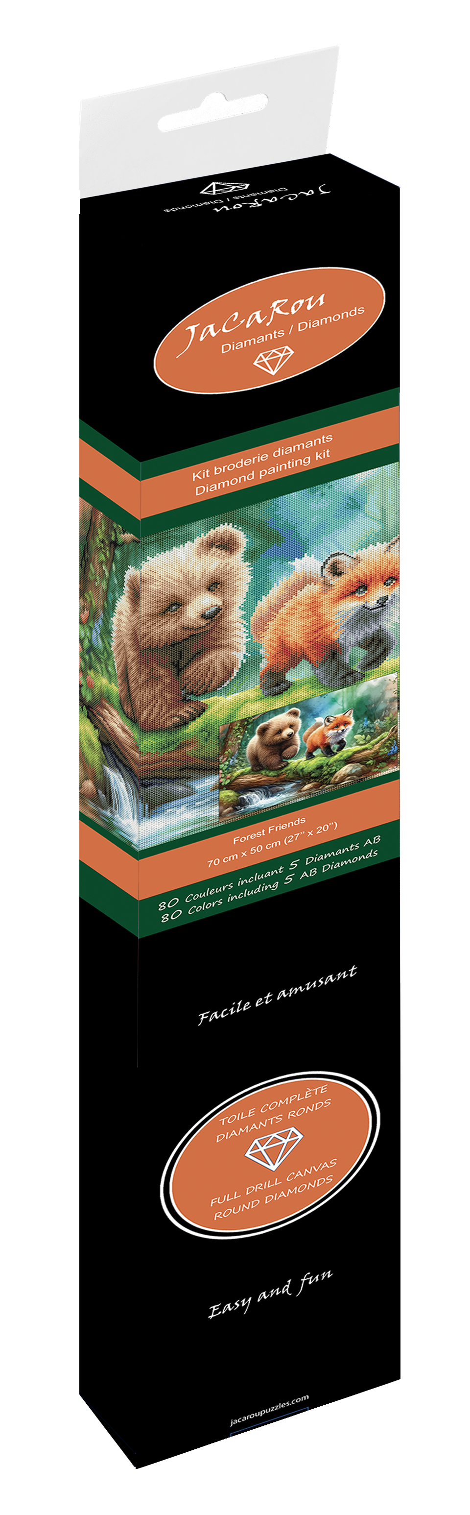 Broderie de diamants RONDS - FOREST FRIENDS