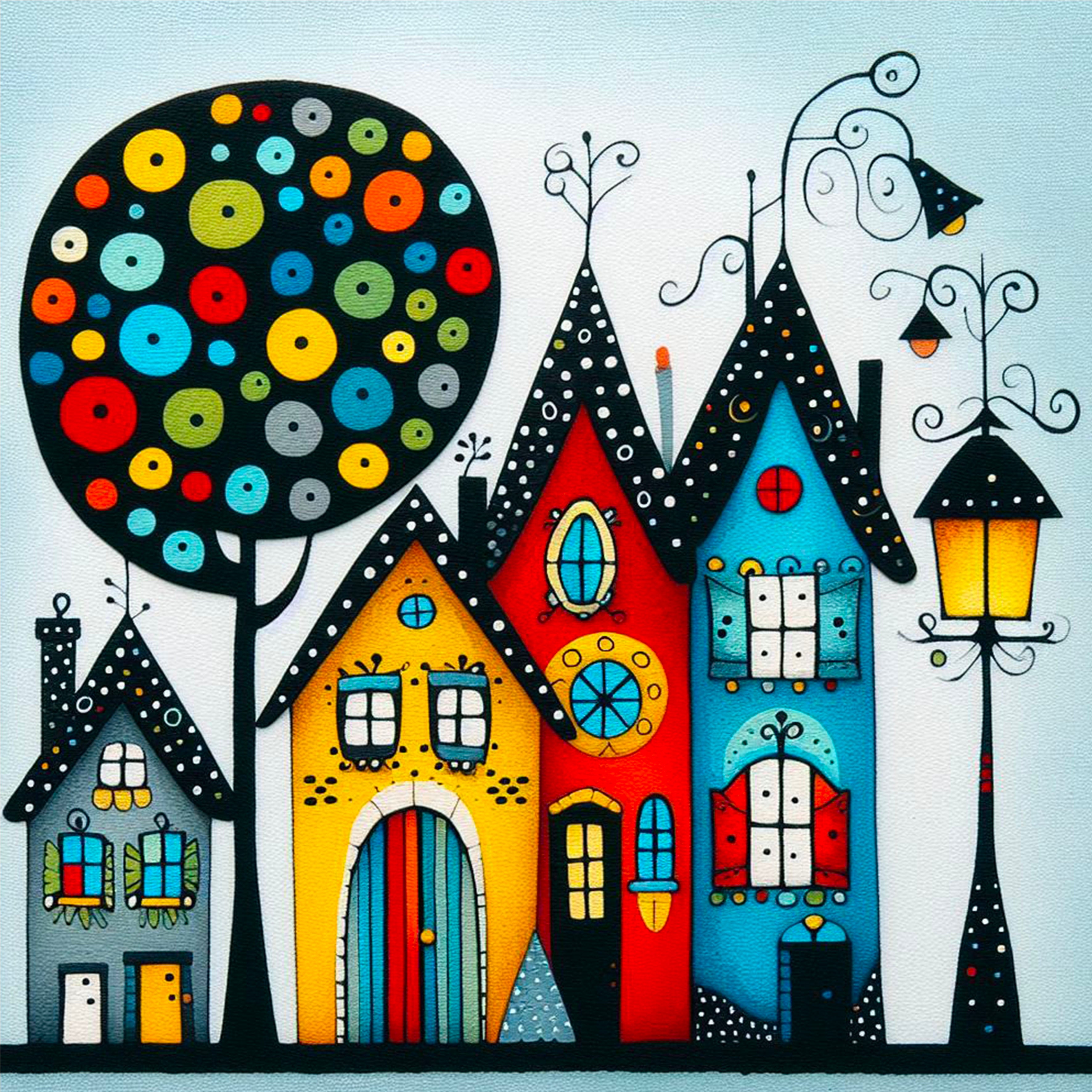 Broderie de diamants RONDS - FOUR DOORS AND A TREE