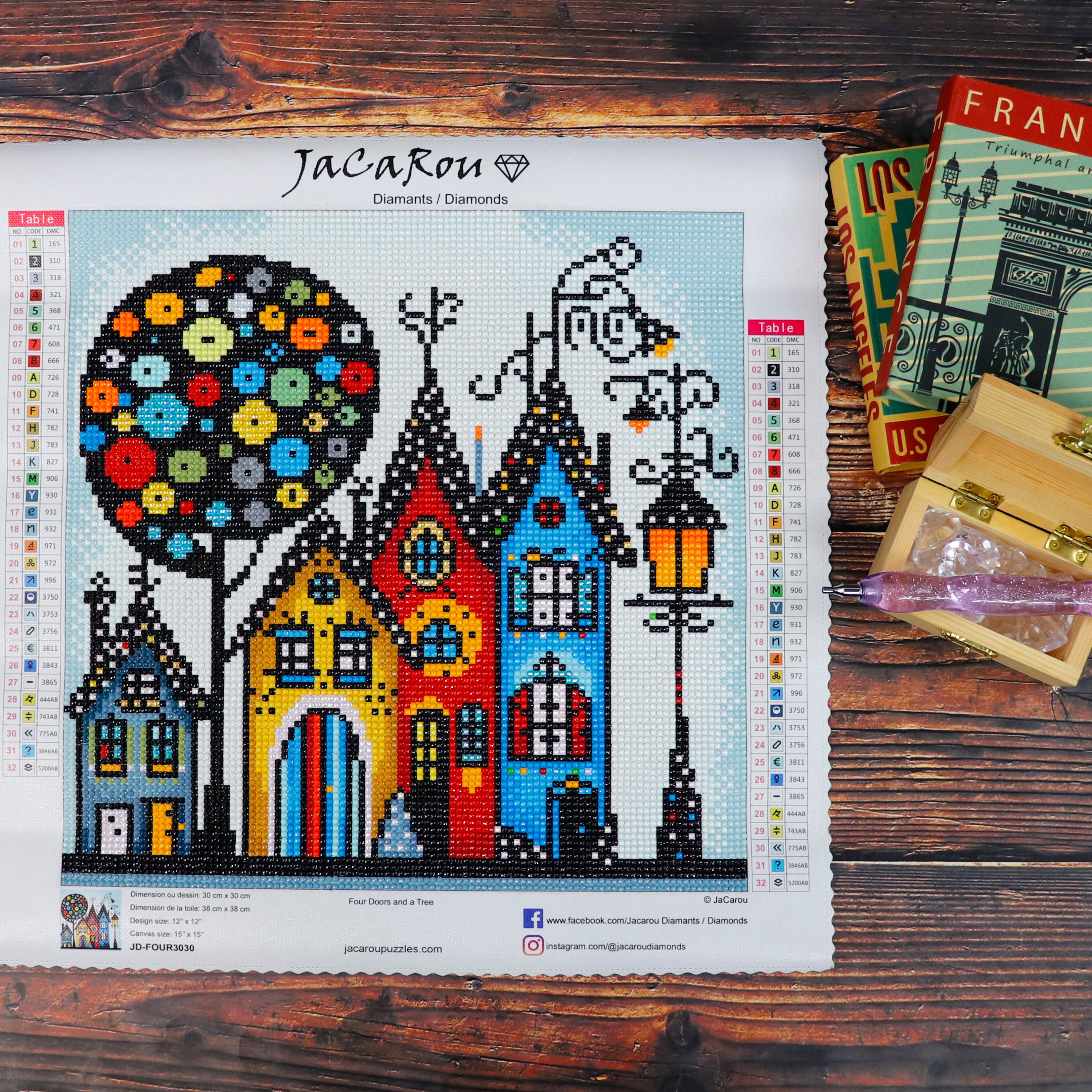Broderie de diamants RONDS - FOUR DOORS AND A TREE