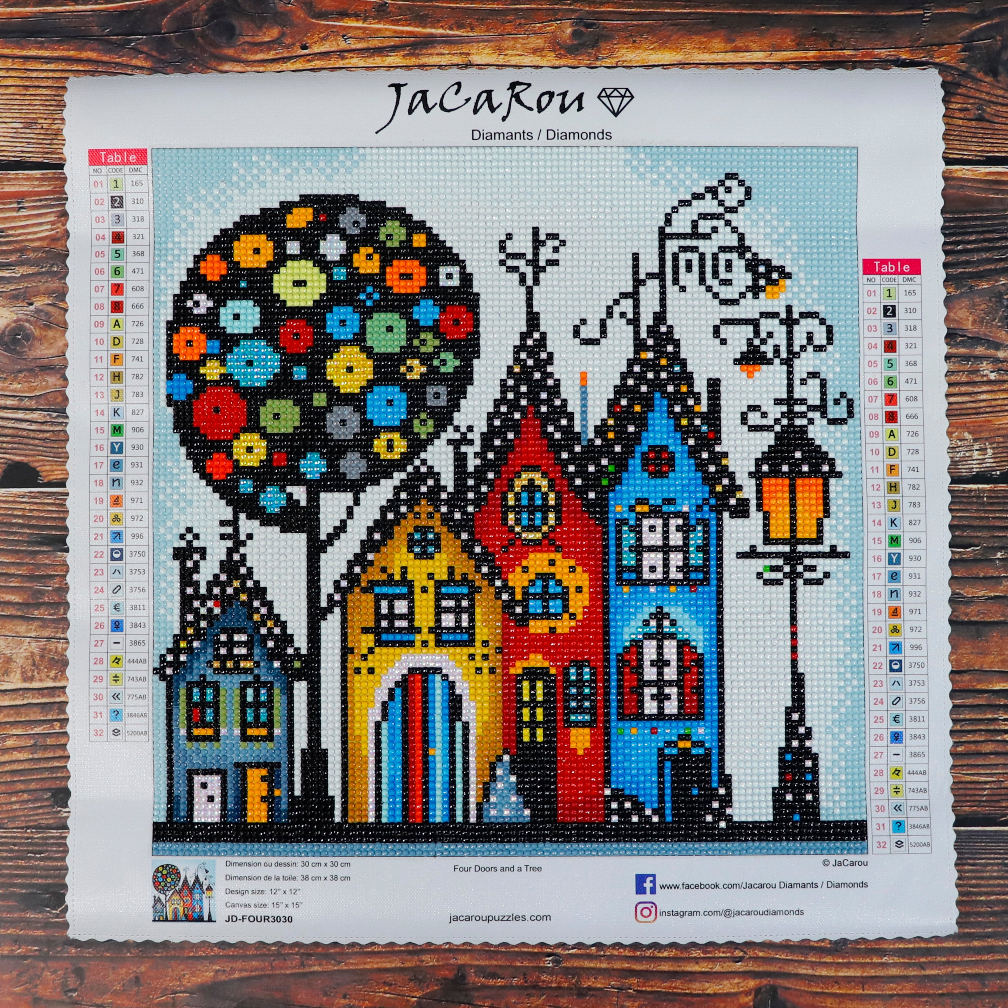 Broderie de diamants RONDS - FOUR DOORS AND A TREE