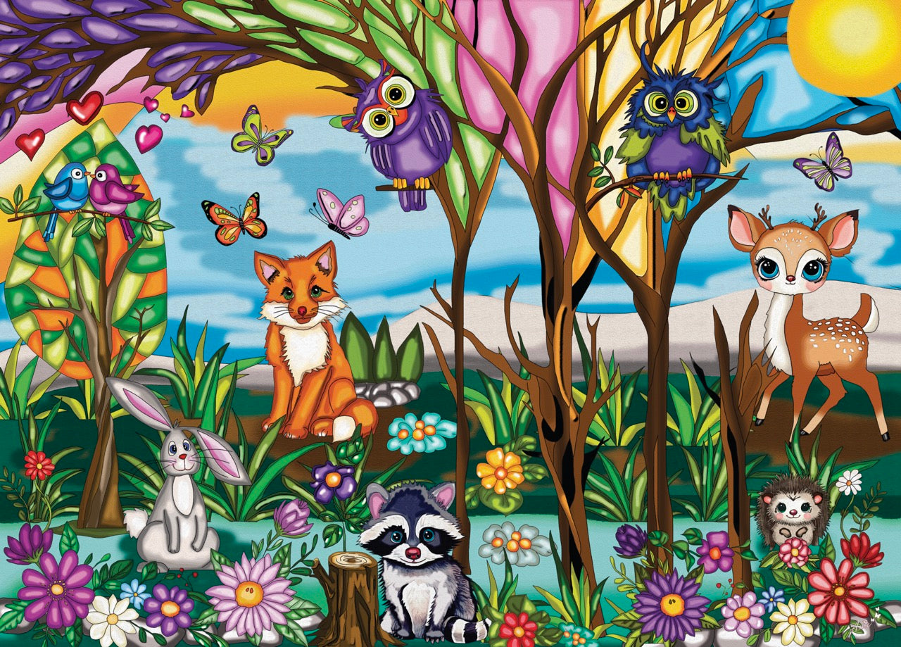 Puzzle - FRIENDLY FOREST HARMONY