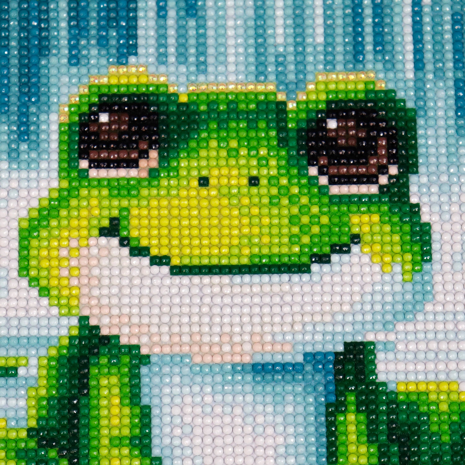 Broderie de diamant RONDS - CUTE FROG