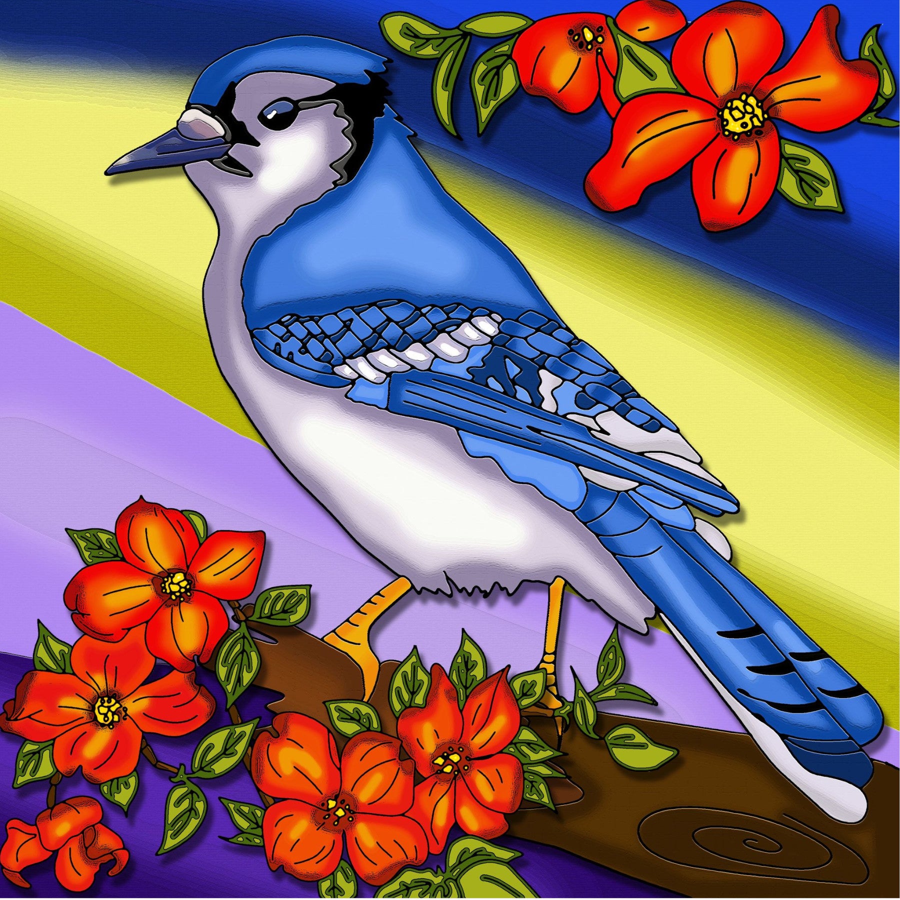Diamond Painting - BLUE JAY