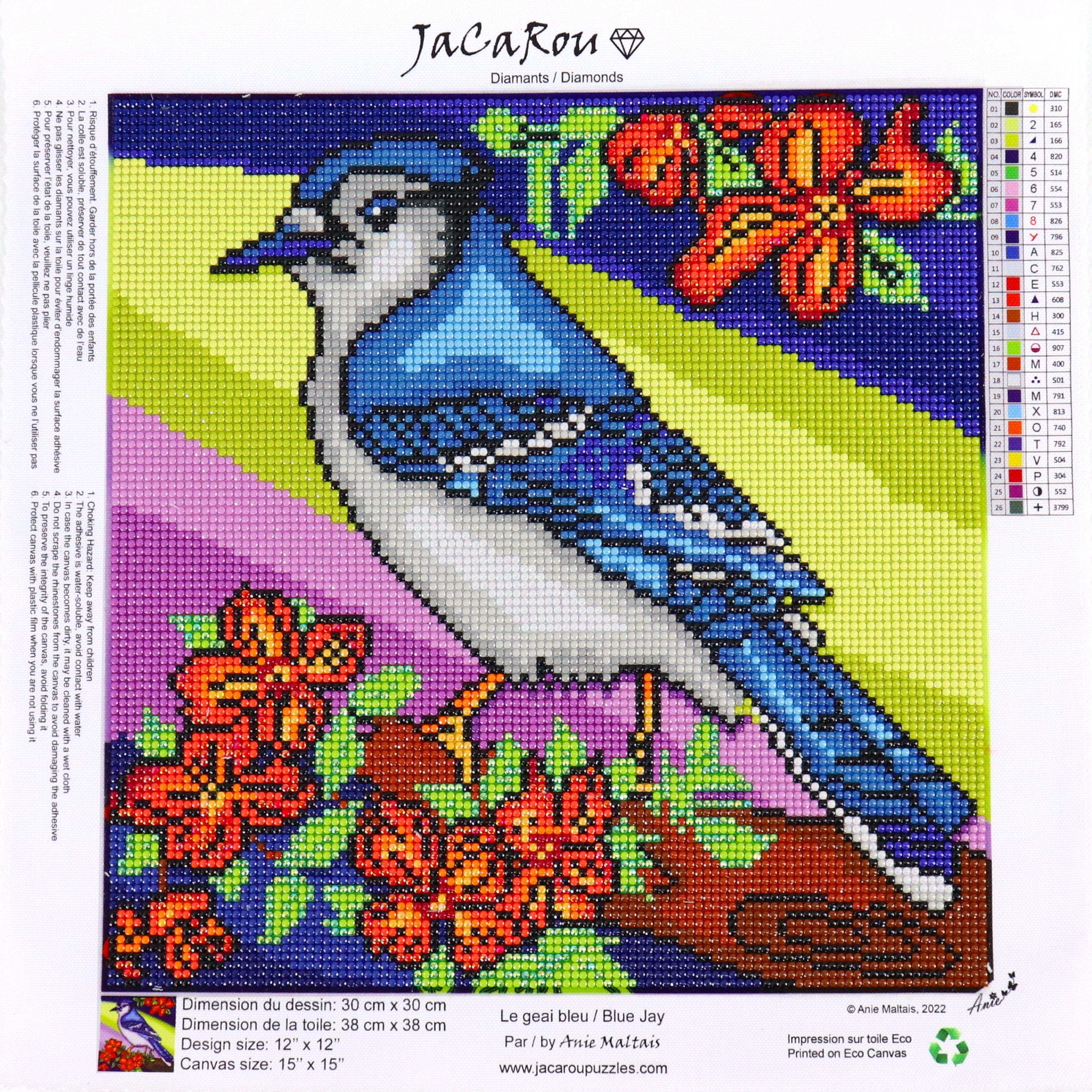 Diamond Painting - BLUE JAY